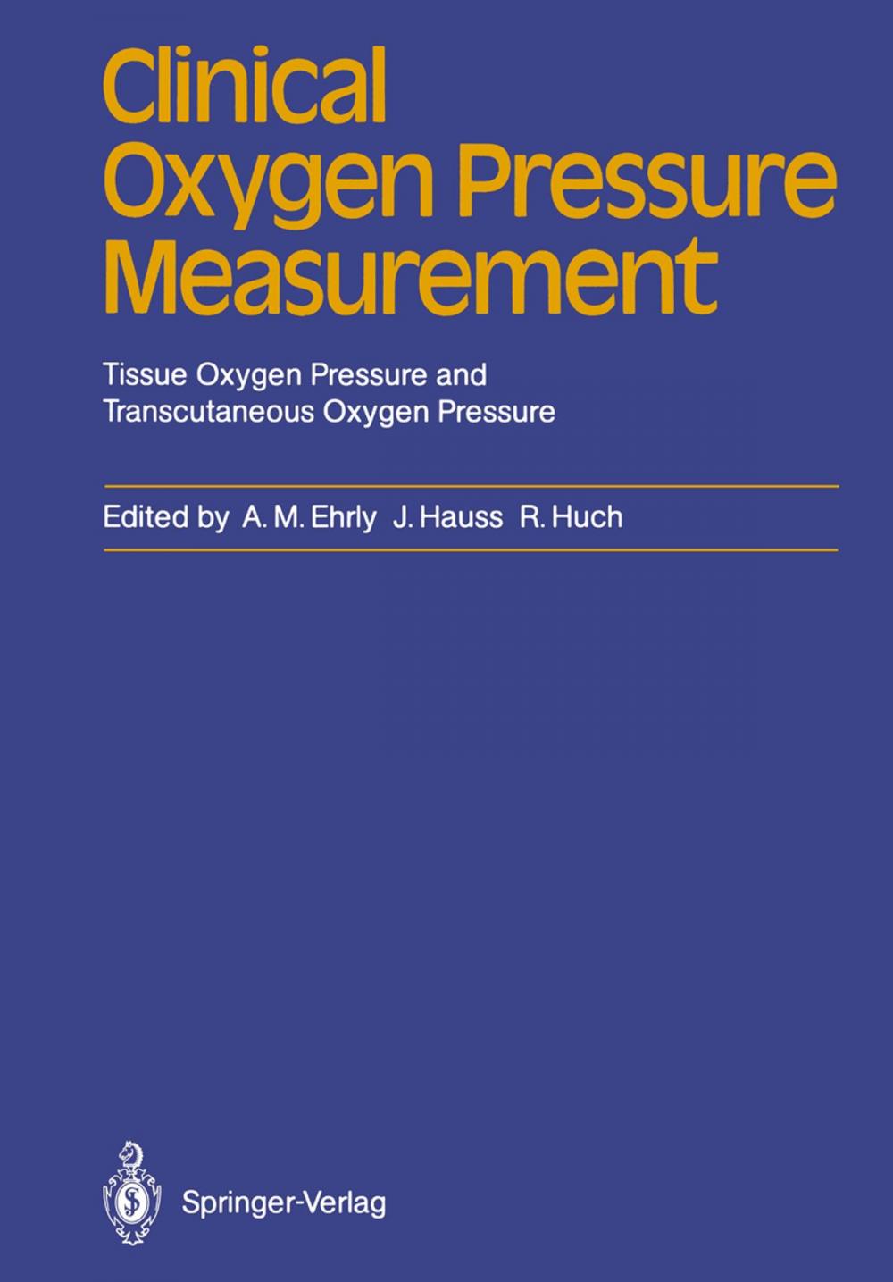 Big bigCover of Clinical Oxygen Pressure Measurement