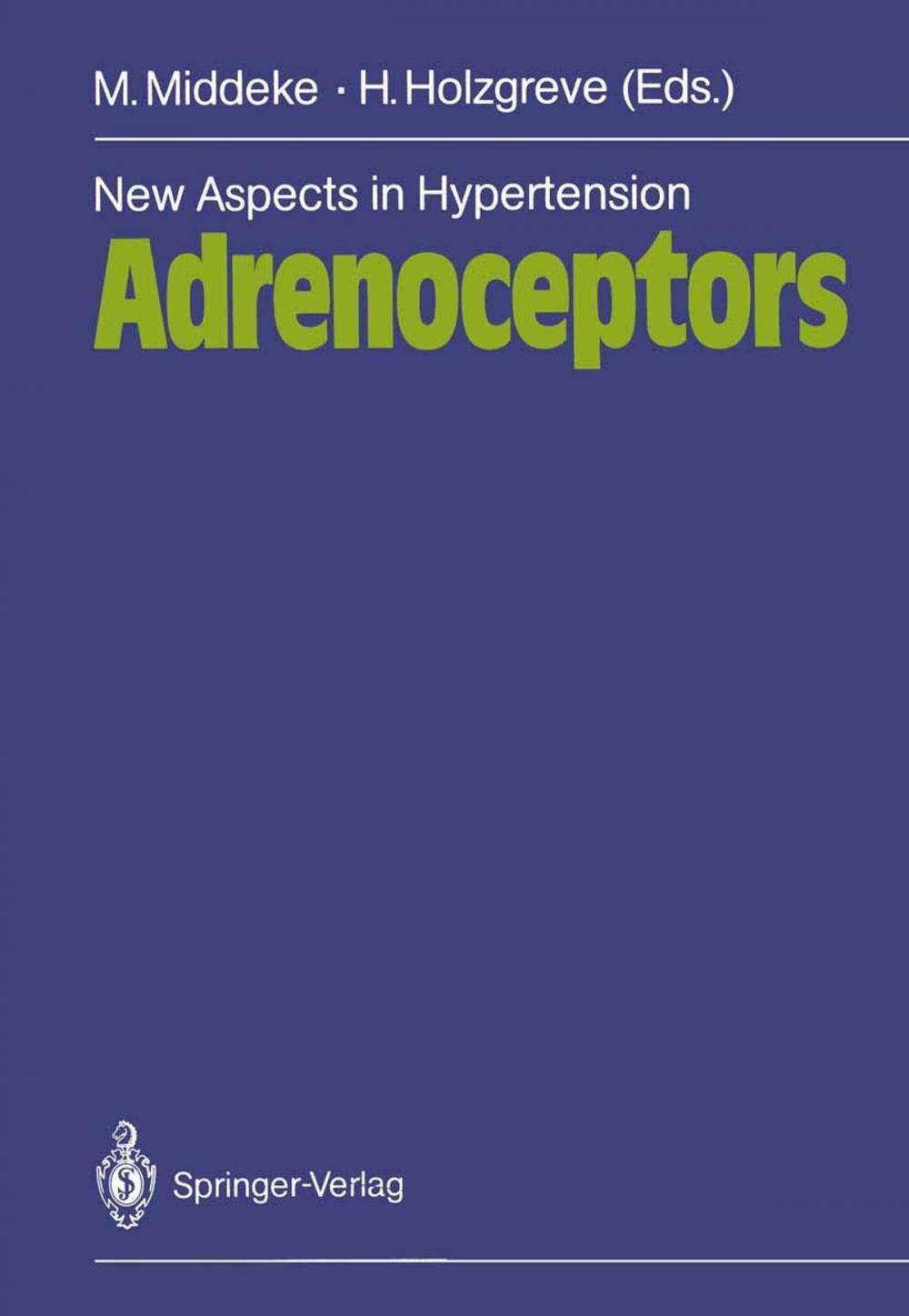 Big bigCover of New Aspects in Hypertension Adrenoceptors