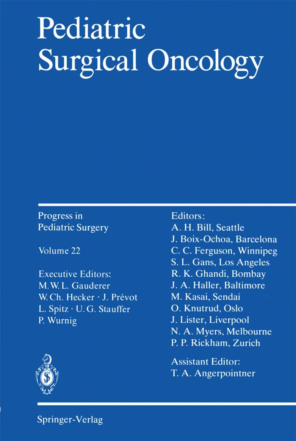 Big bigCover of Pediatric Surgical Oncology