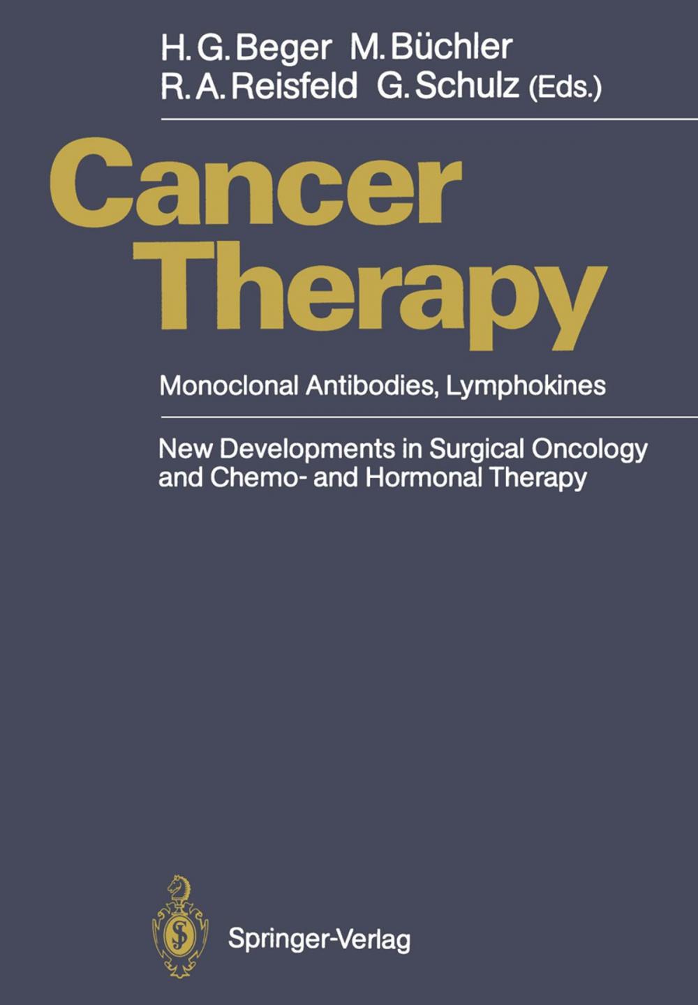 Big bigCover of Cancer Therapy