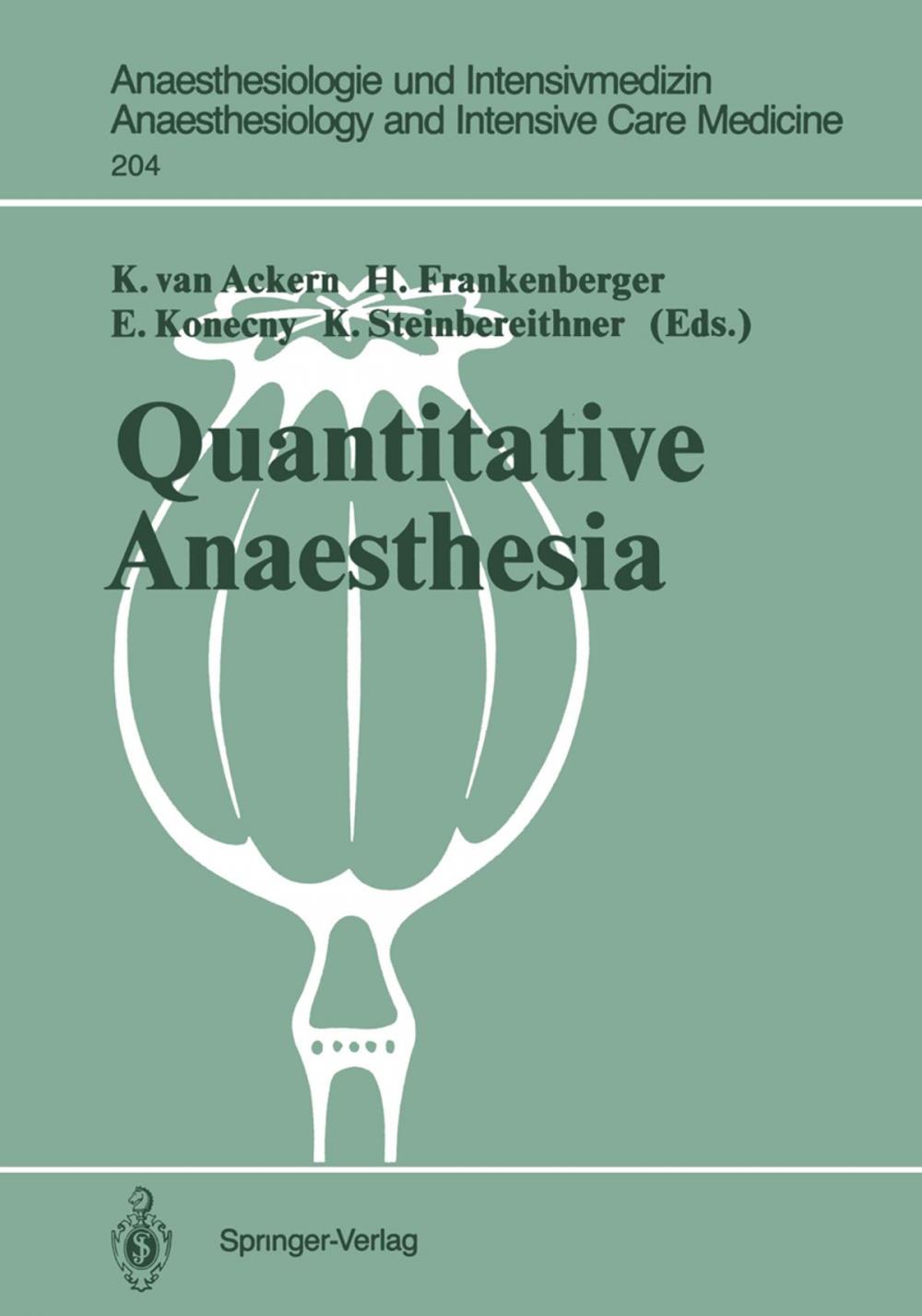 Big bigCover of Quantitative Anaesthesia