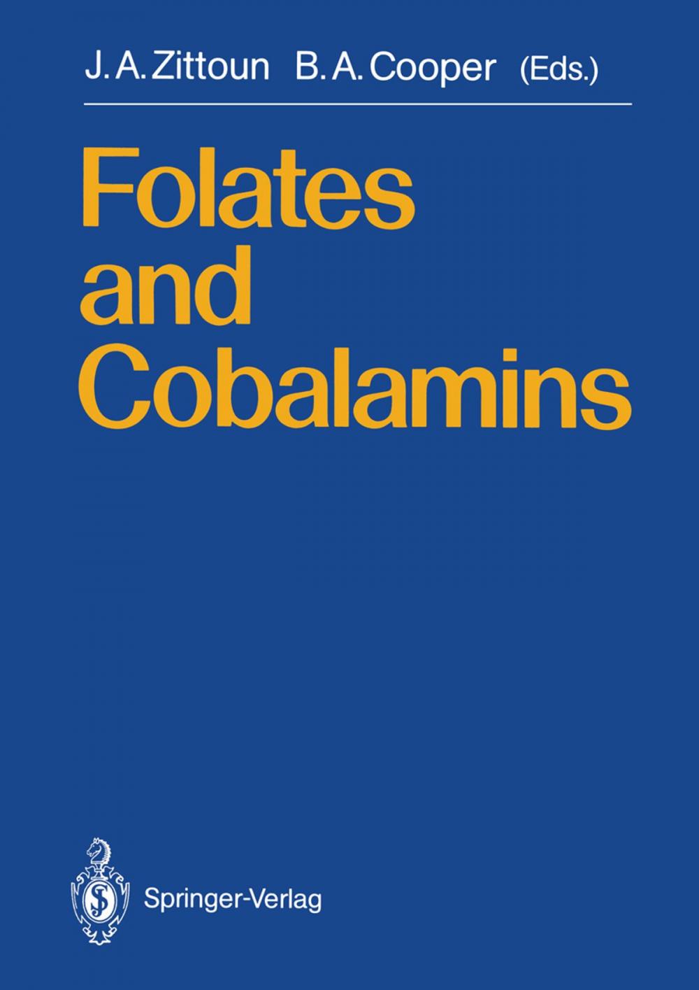 Big bigCover of Folates and Cobalamins