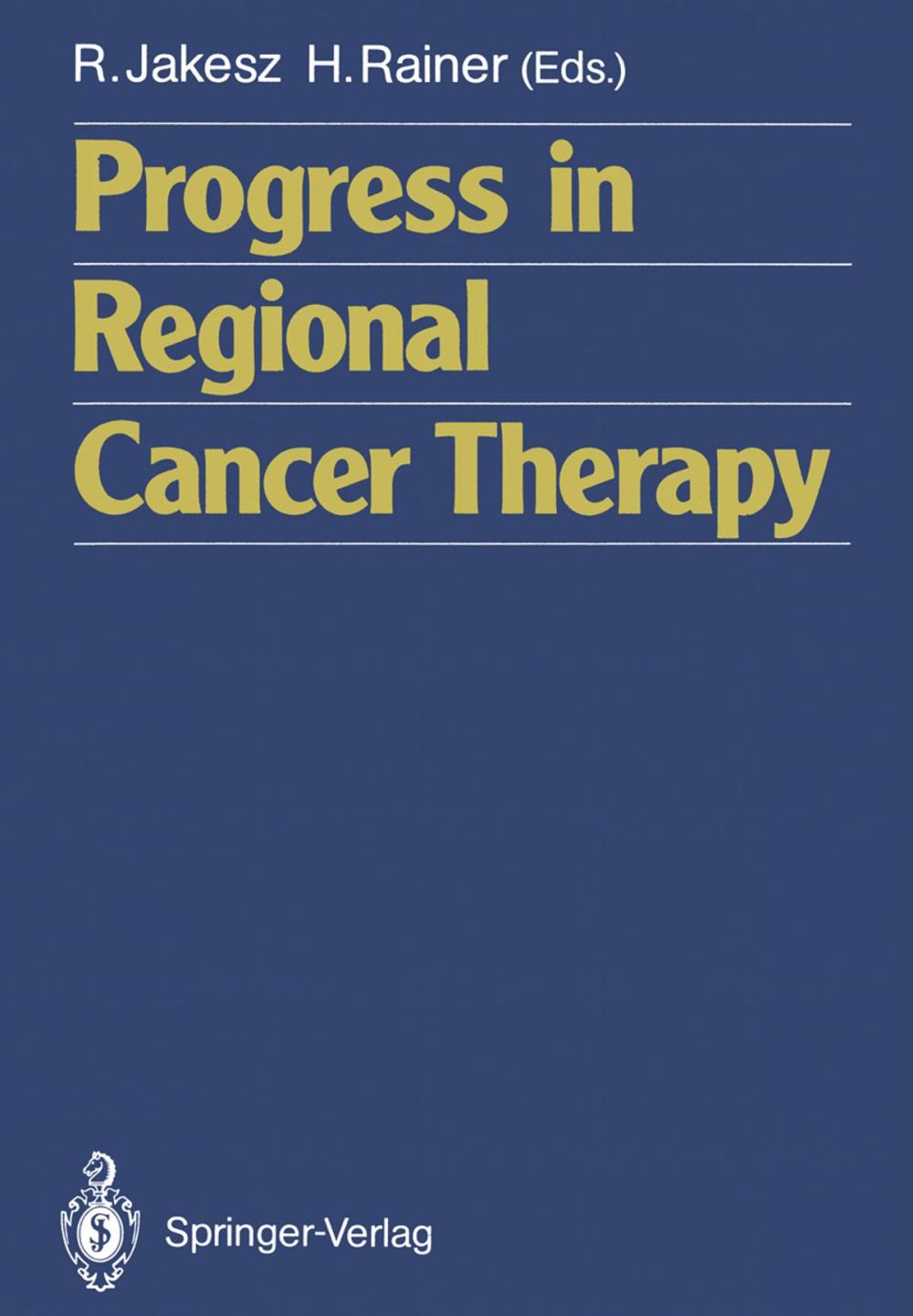 Big bigCover of Progress in Regional Cancer Therapy