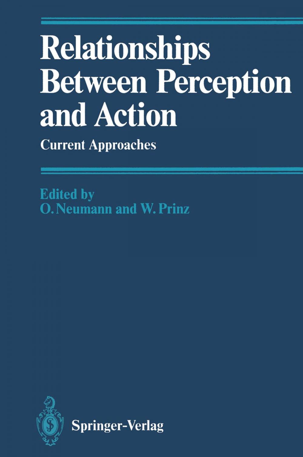 Big bigCover of Relationships Between Perception and Action