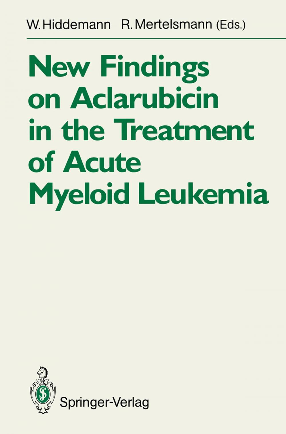 Big bigCover of New Findings on Aclarubicin in the Treatment of Acute Myeloid Leukemia