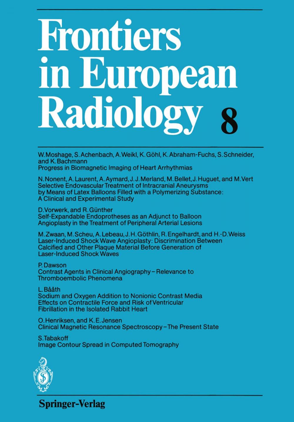 Big bigCover of Frontiers in European Radiology