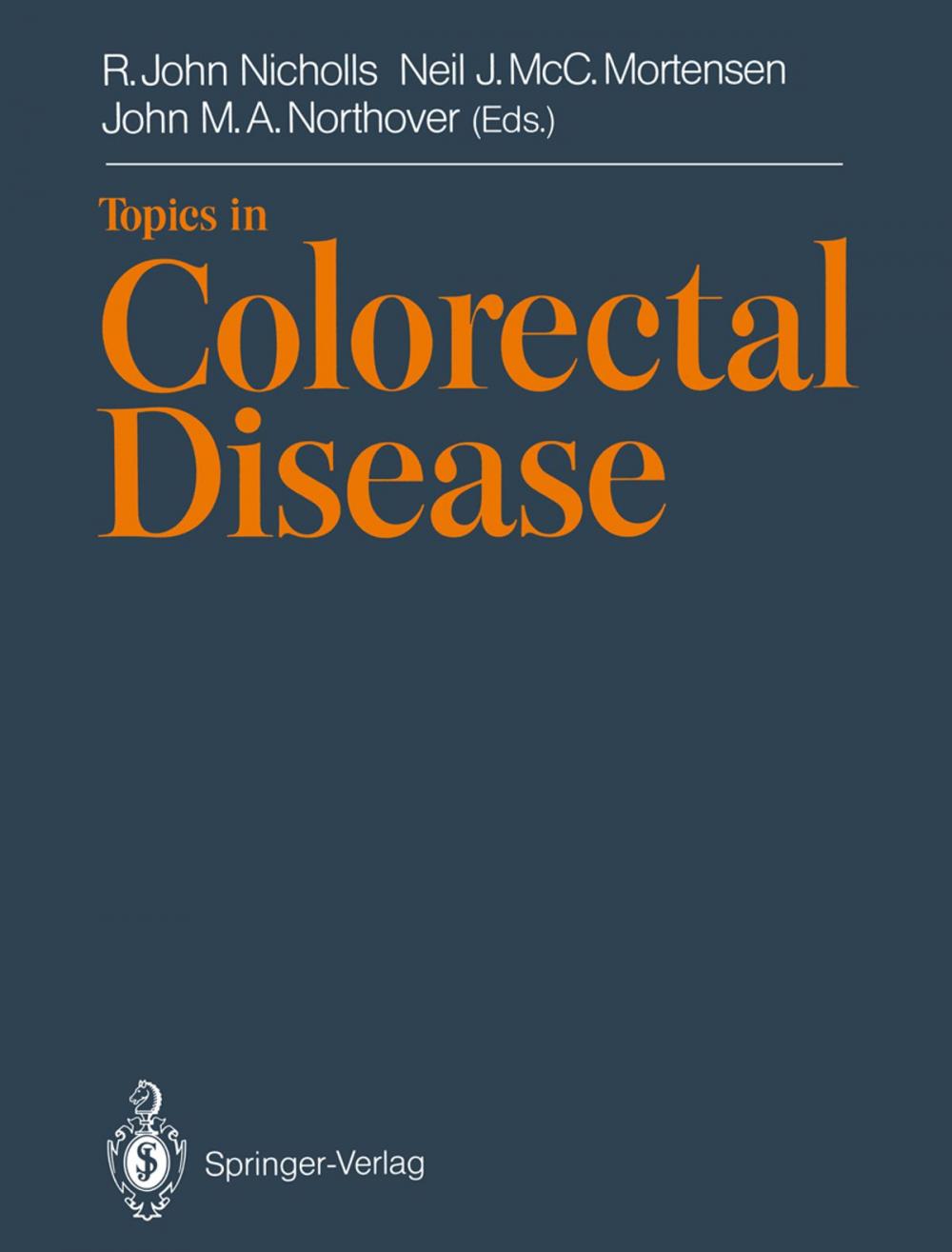 Big bigCover of Topics in Colorectal Disease