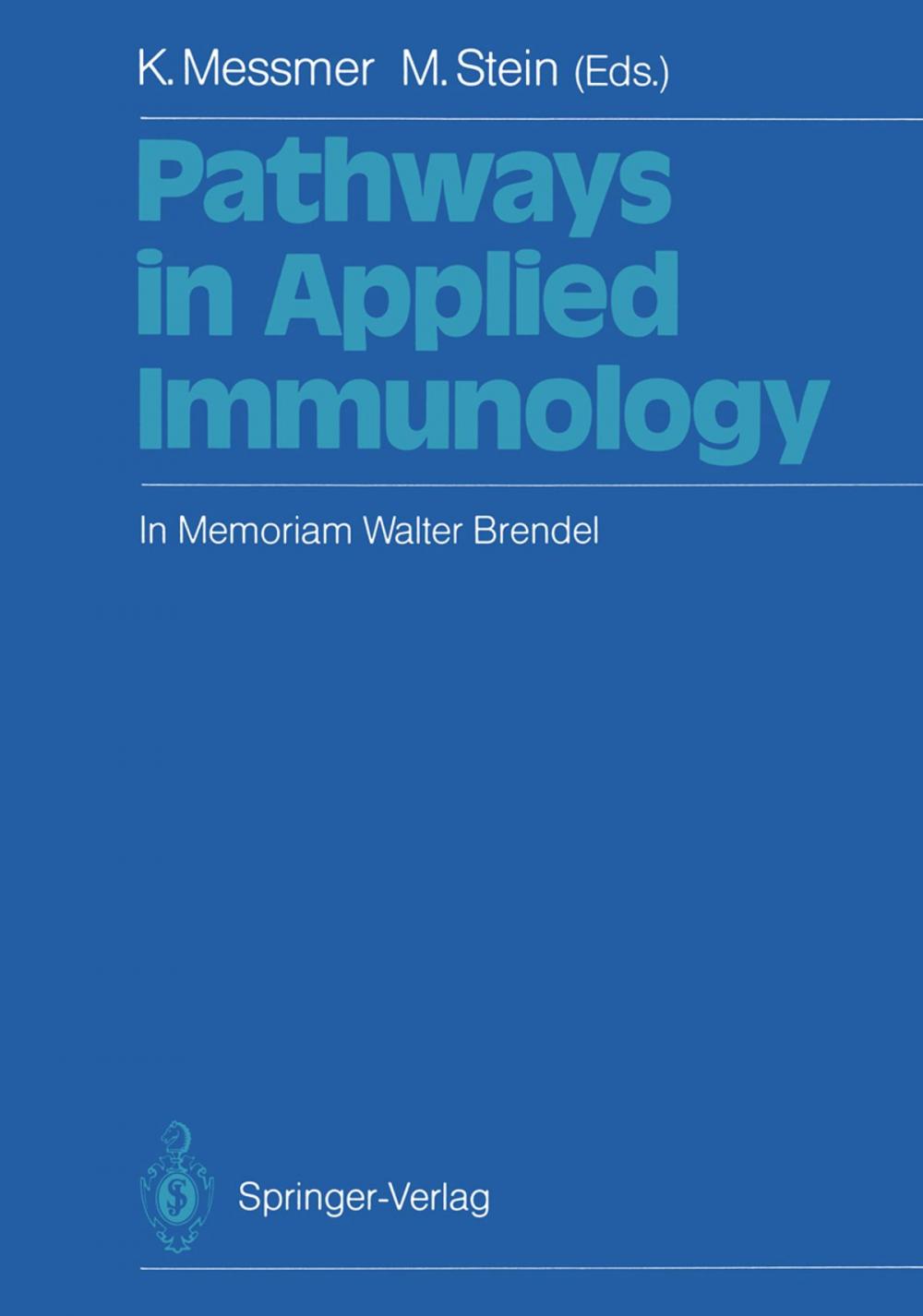 Big bigCover of Pathways in Applied Immunology