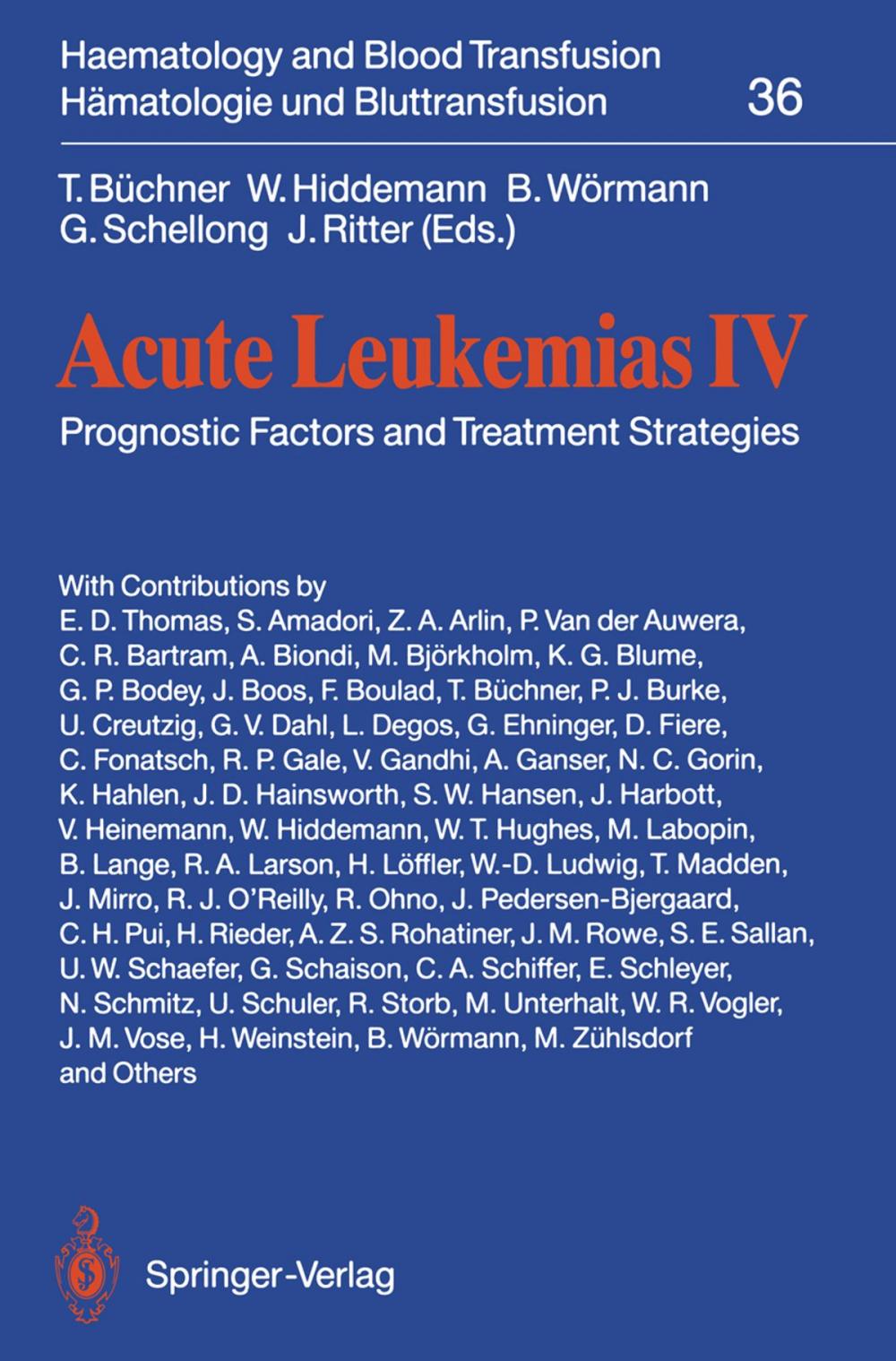 Big bigCover of Acute Leukemias IV