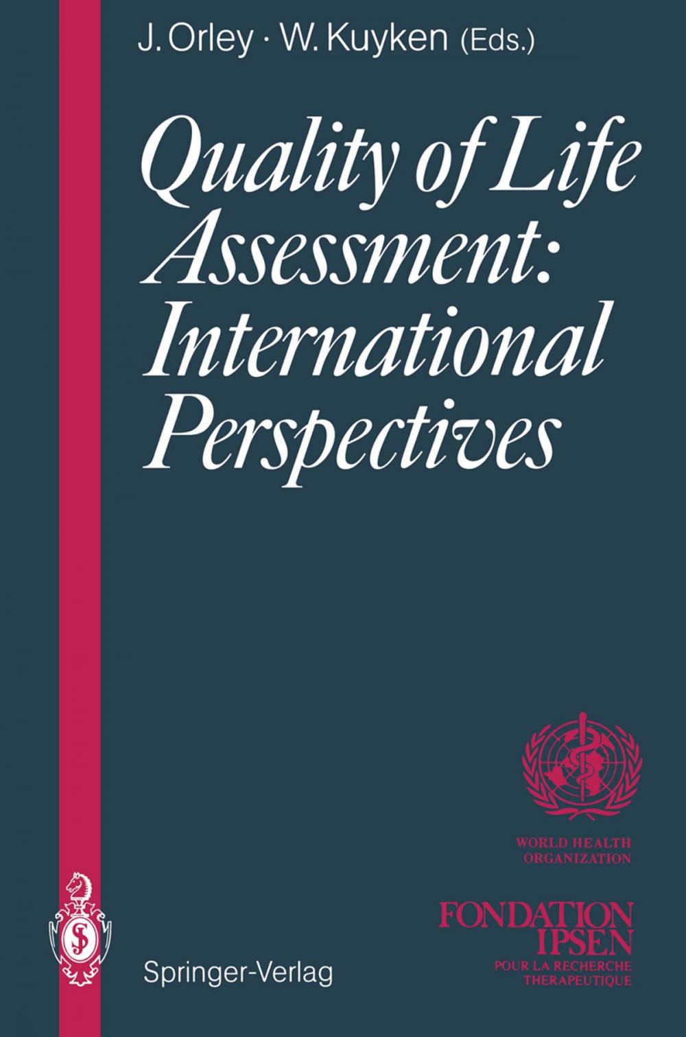 Big bigCover of Quality of Life Assessment: International Perspectives