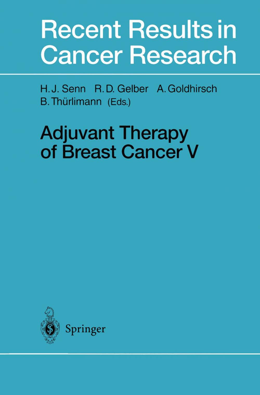 Big bigCover of Adjuvant Therapy of Breast Cancer V