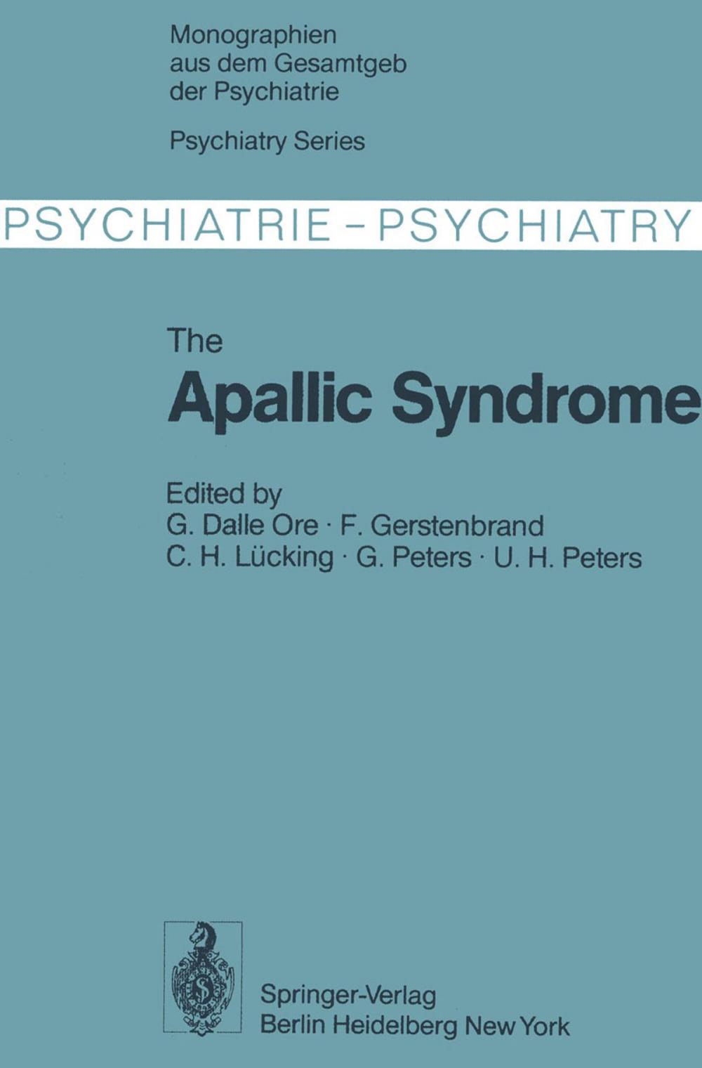 Big bigCover of The Apallic Syndrome