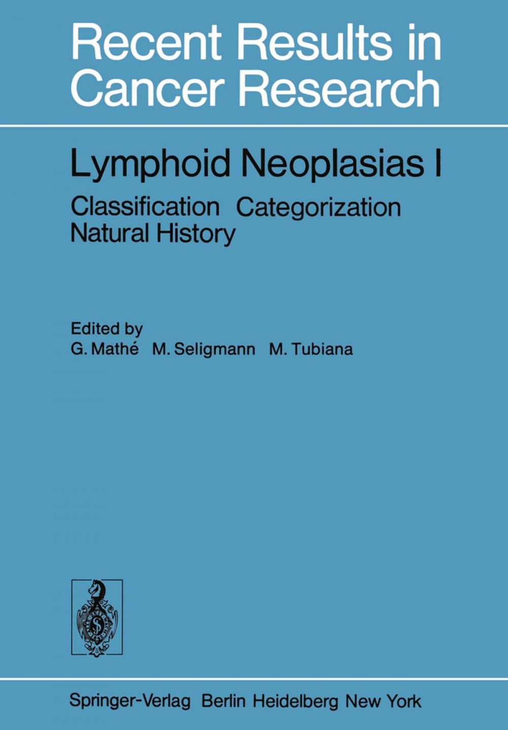 Big bigCover of Lymphoid Neoplasias I