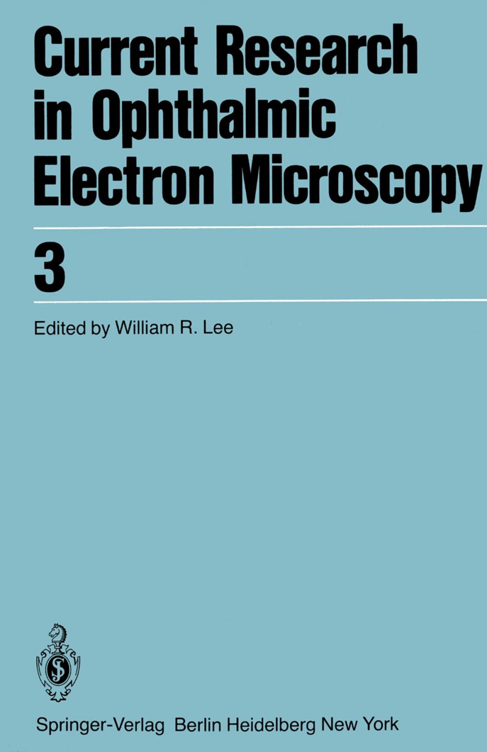 Big bigCover of Current Research in Ophthalmic Electron Microscopy