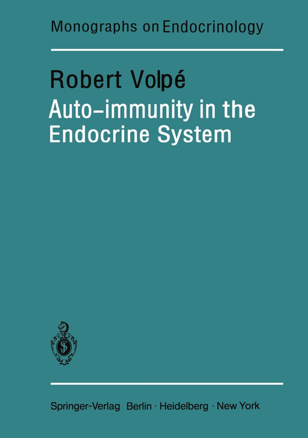 Big bigCover of Auto-immunity in the Endocrine System