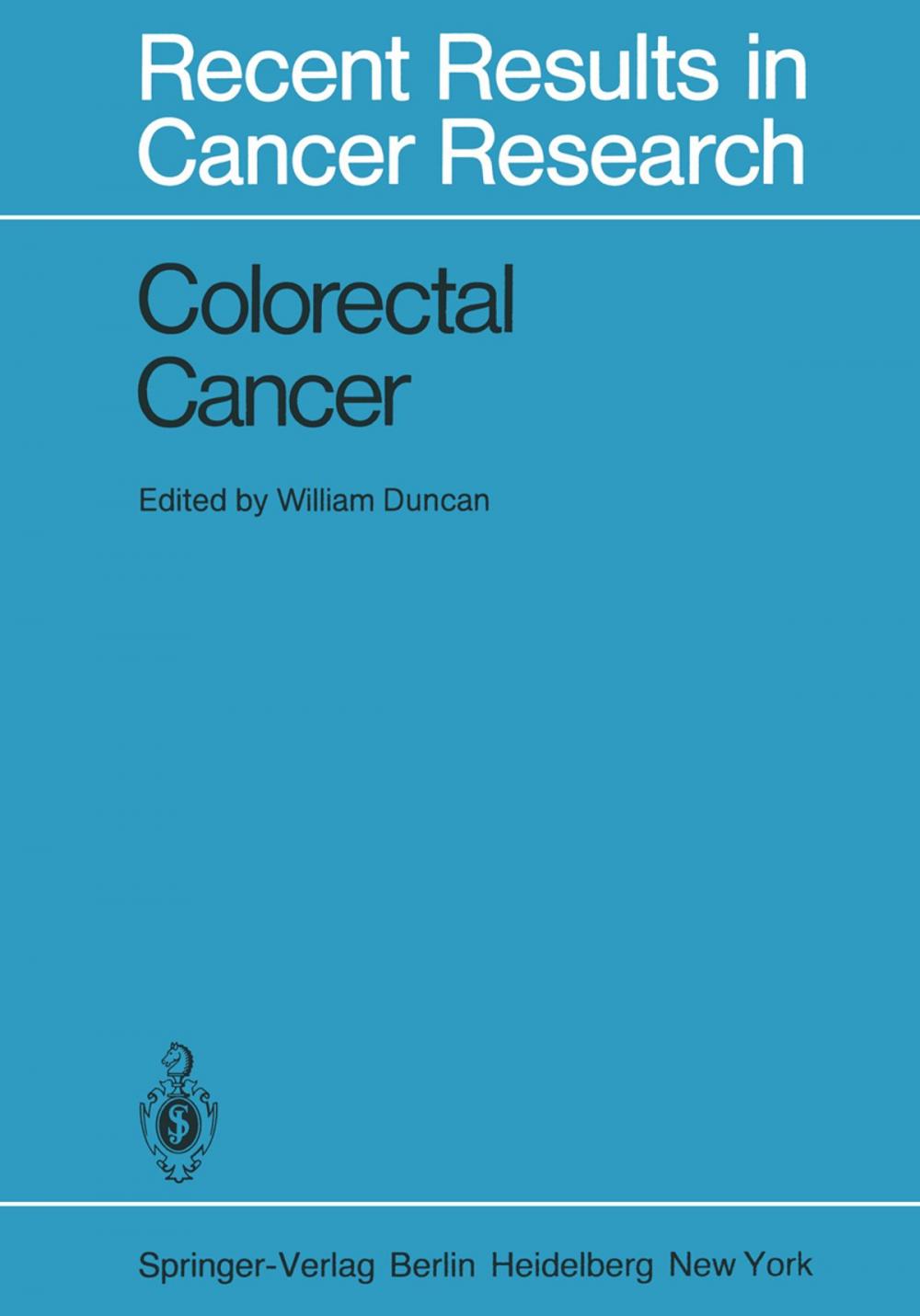 Big bigCover of Colorectal Cancer