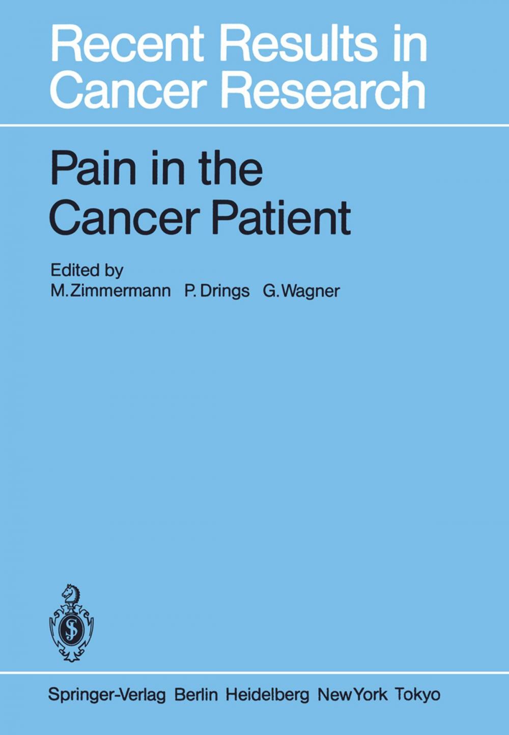 Big bigCover of Pain in the Cancer Patient