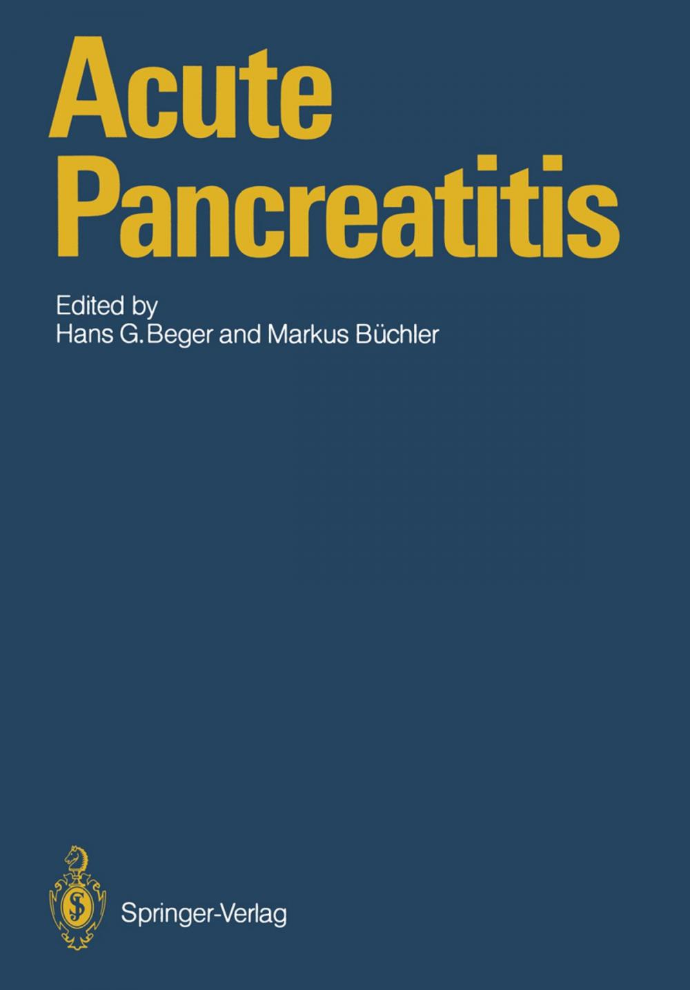 Big bigCover of Acute Pancreatitis