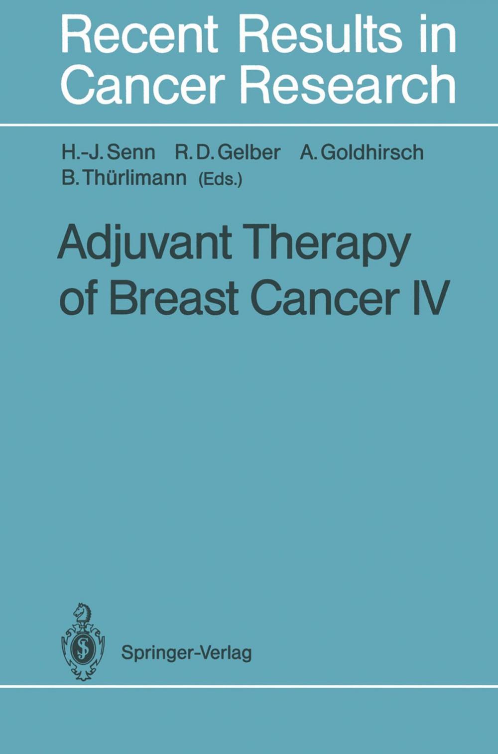 Big bigCover of Adjuvant Therapy of Breast Cancer IV