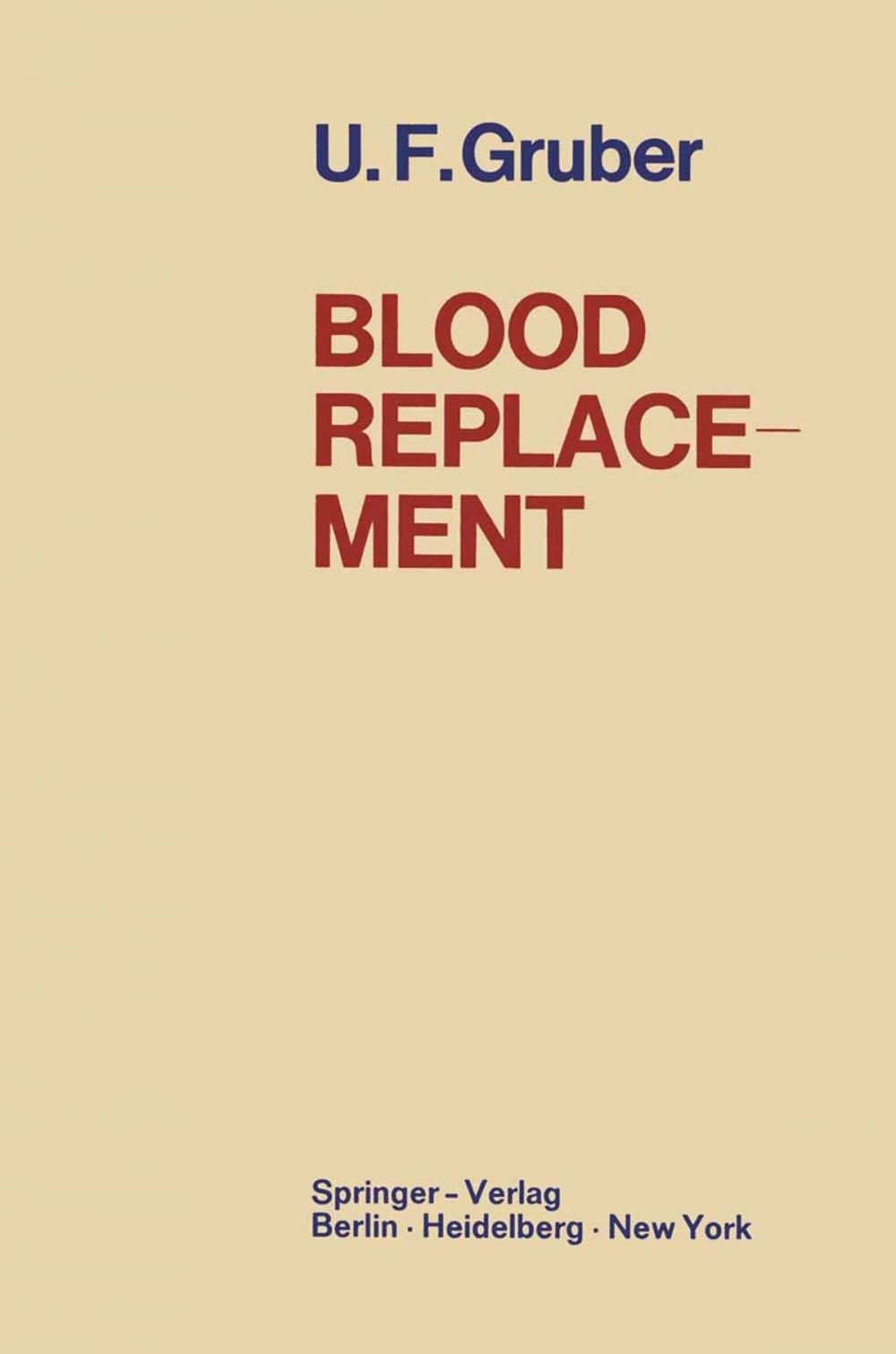 Big bigCover of Blood Replacement