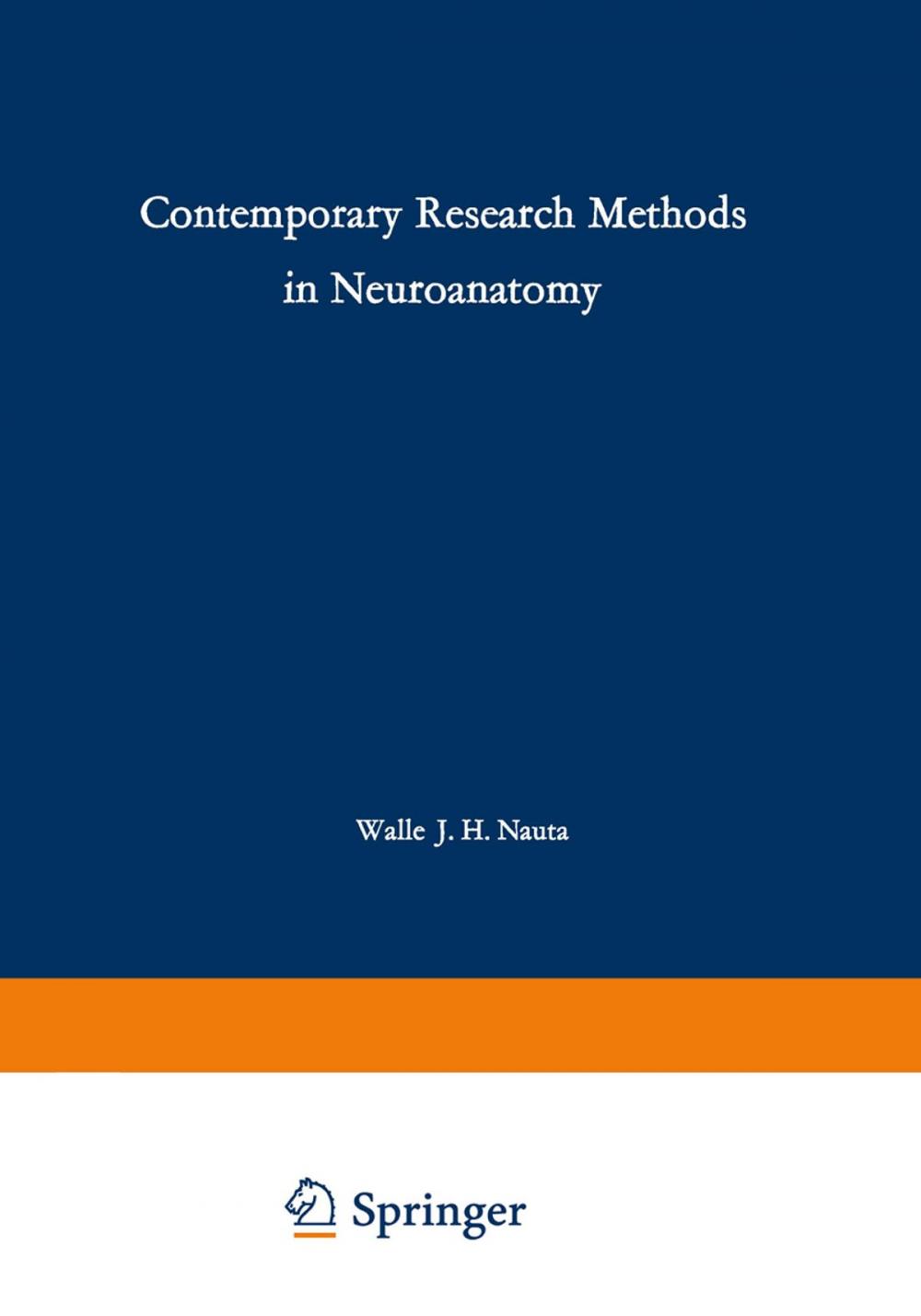 Big bigCover of Contemporary Research Methods in Neuroanatomy