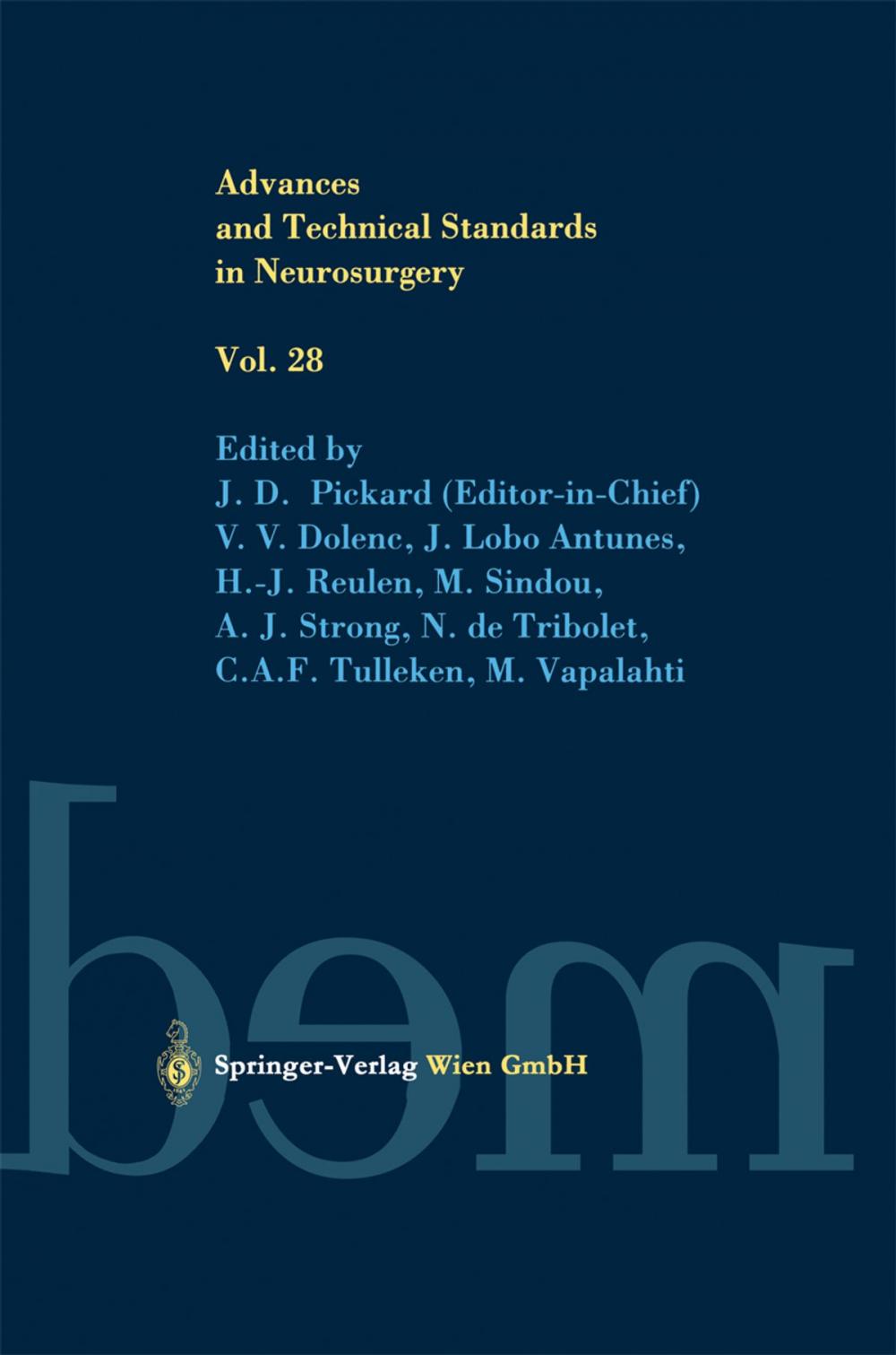 Big bigCover of Advances and Technical Standards in Neurosurgery