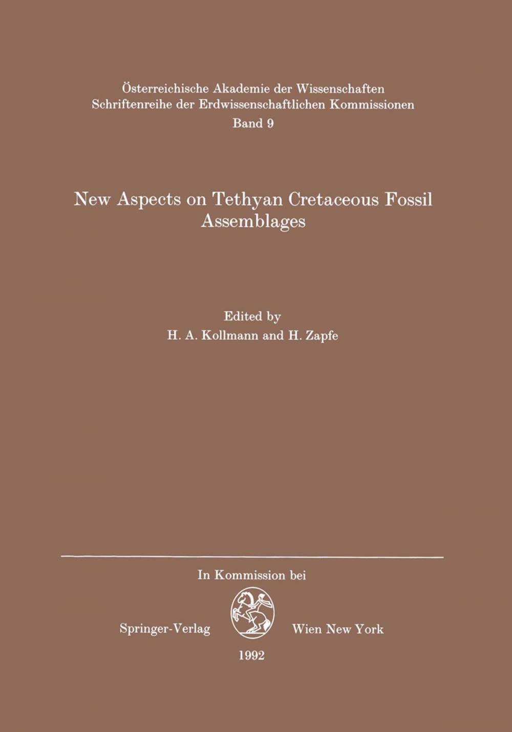 Big bigCover of New Aspects on Tethyan Cretaceous Fossil Assemblages