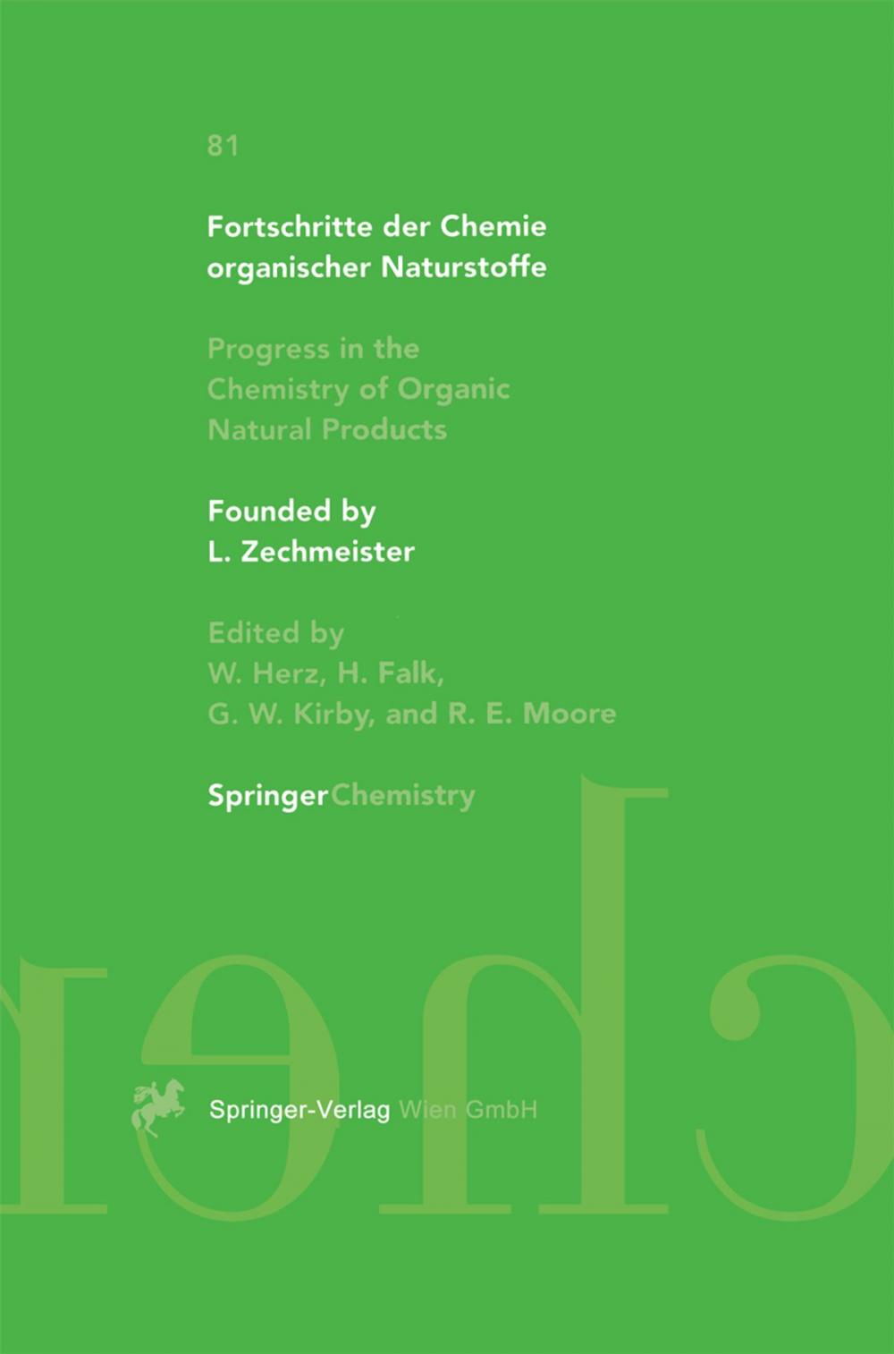 Big bigCover of Fortschritte der Chemie organischer Naturstoffe / Progress in the Chemistry of Organic Natural Products