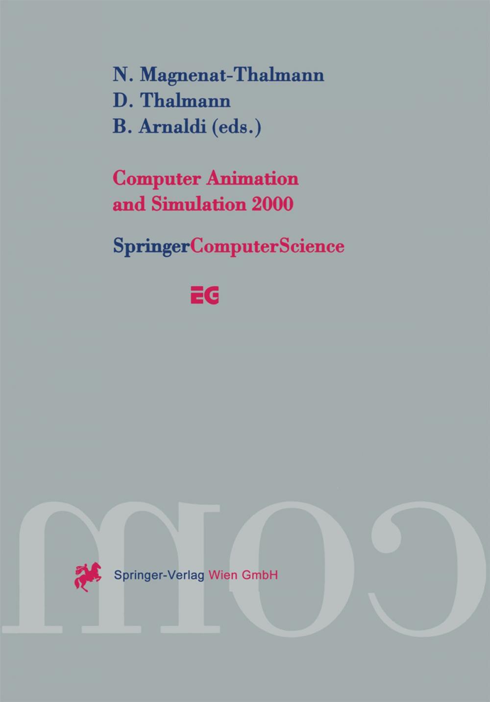 Big bigCover of Computer Animation and Simulation 2000