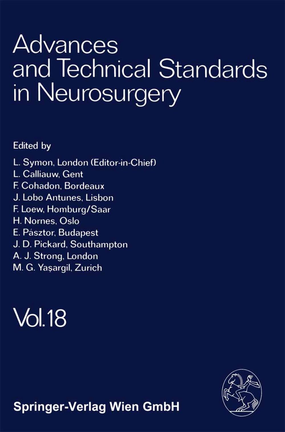 Big bigCover of Advances and Technical Standards in Neurosurgery