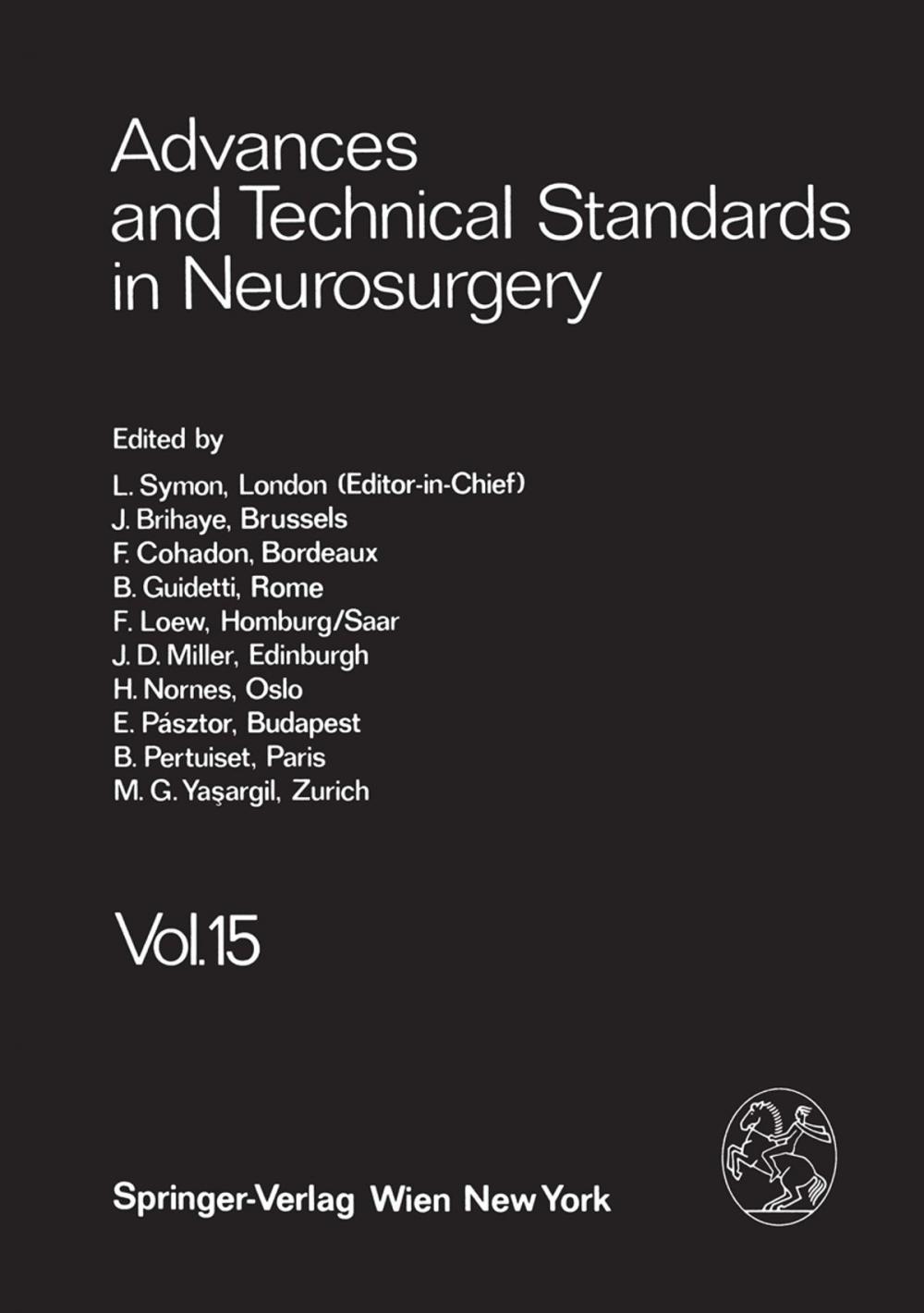 Big bigCover of Advances and Technical Standards in Neurosurgery