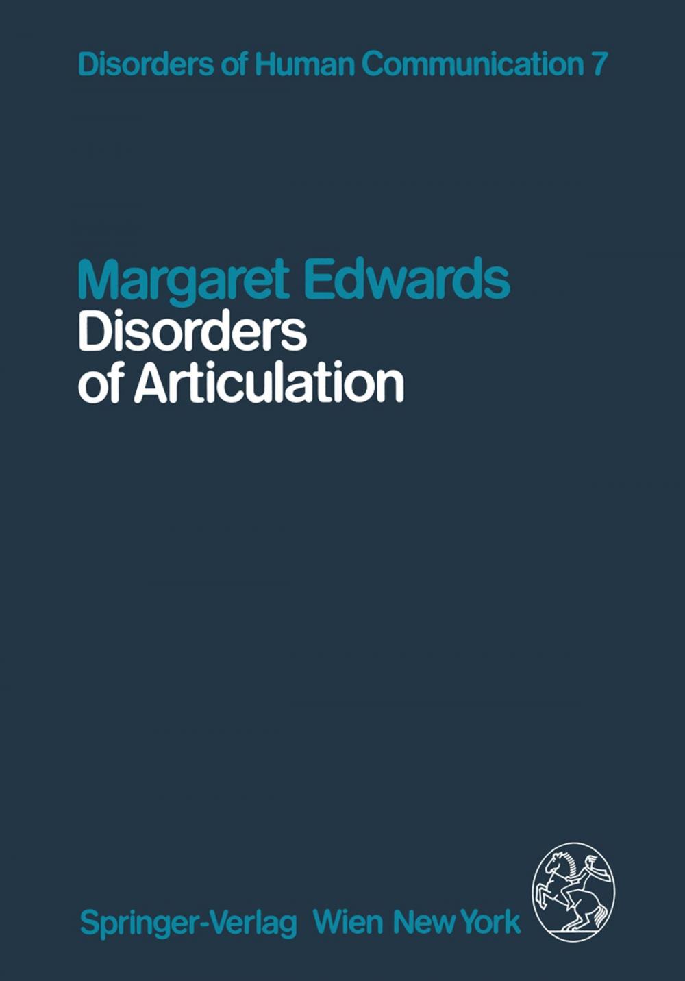 Big bigCover of Disorders of Articulation