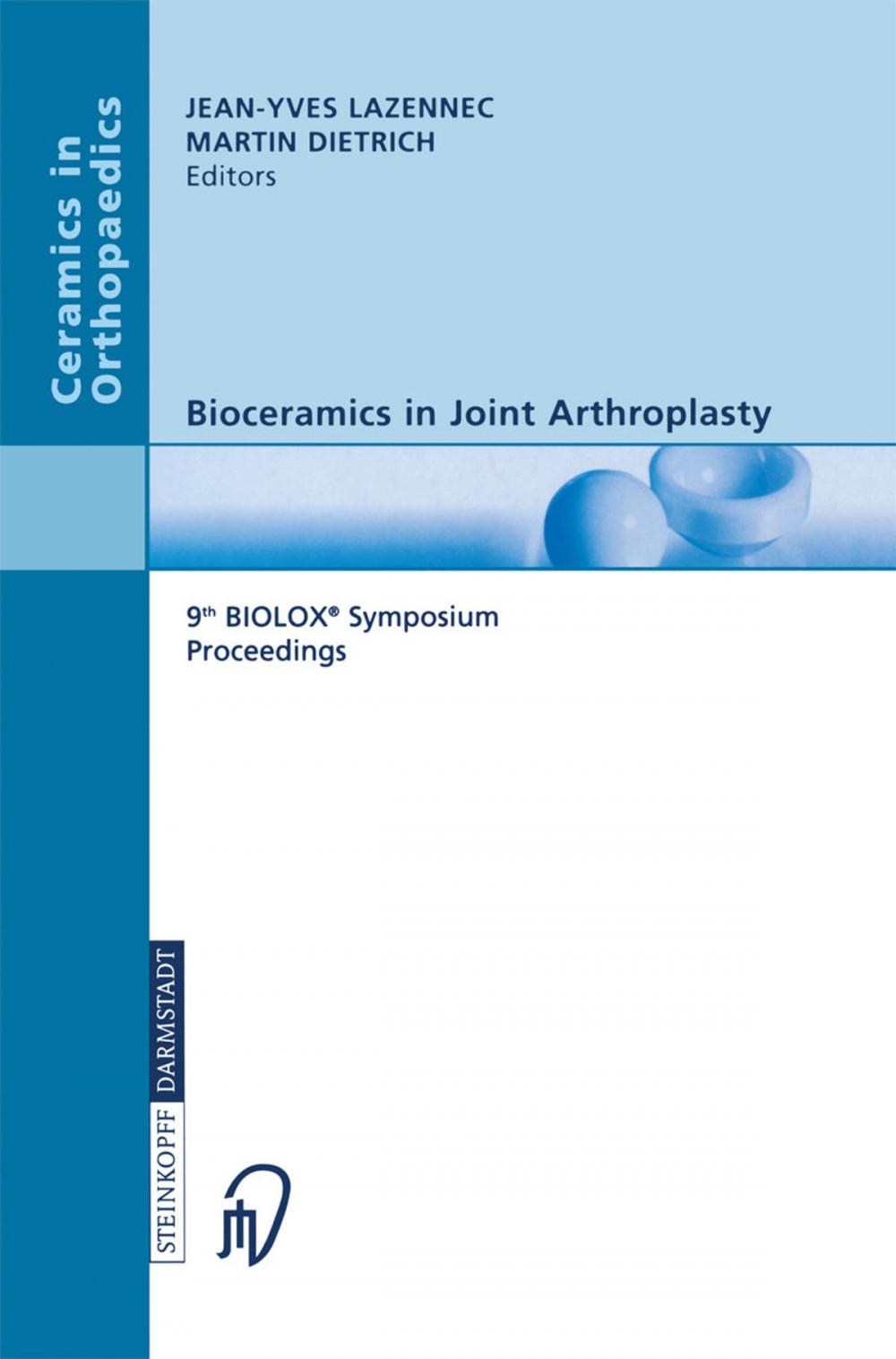 Big bigCover of Bioceramics in Joint Arthroplasty