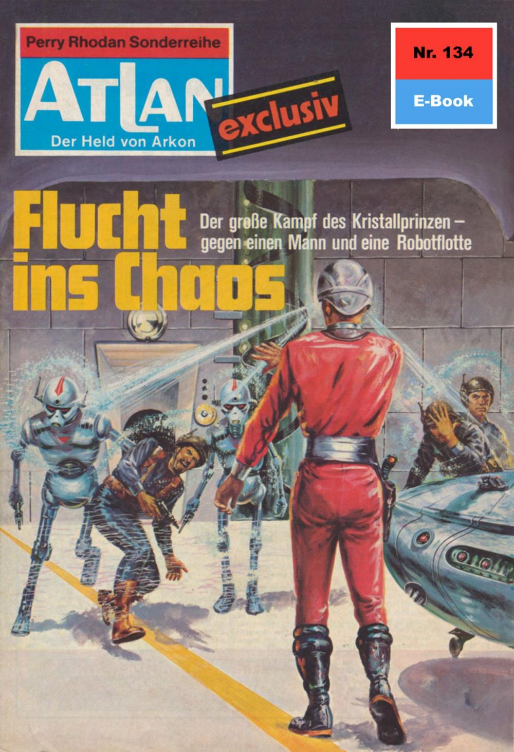 Big bigCover of Atlan 134: Flucht ins Chaos