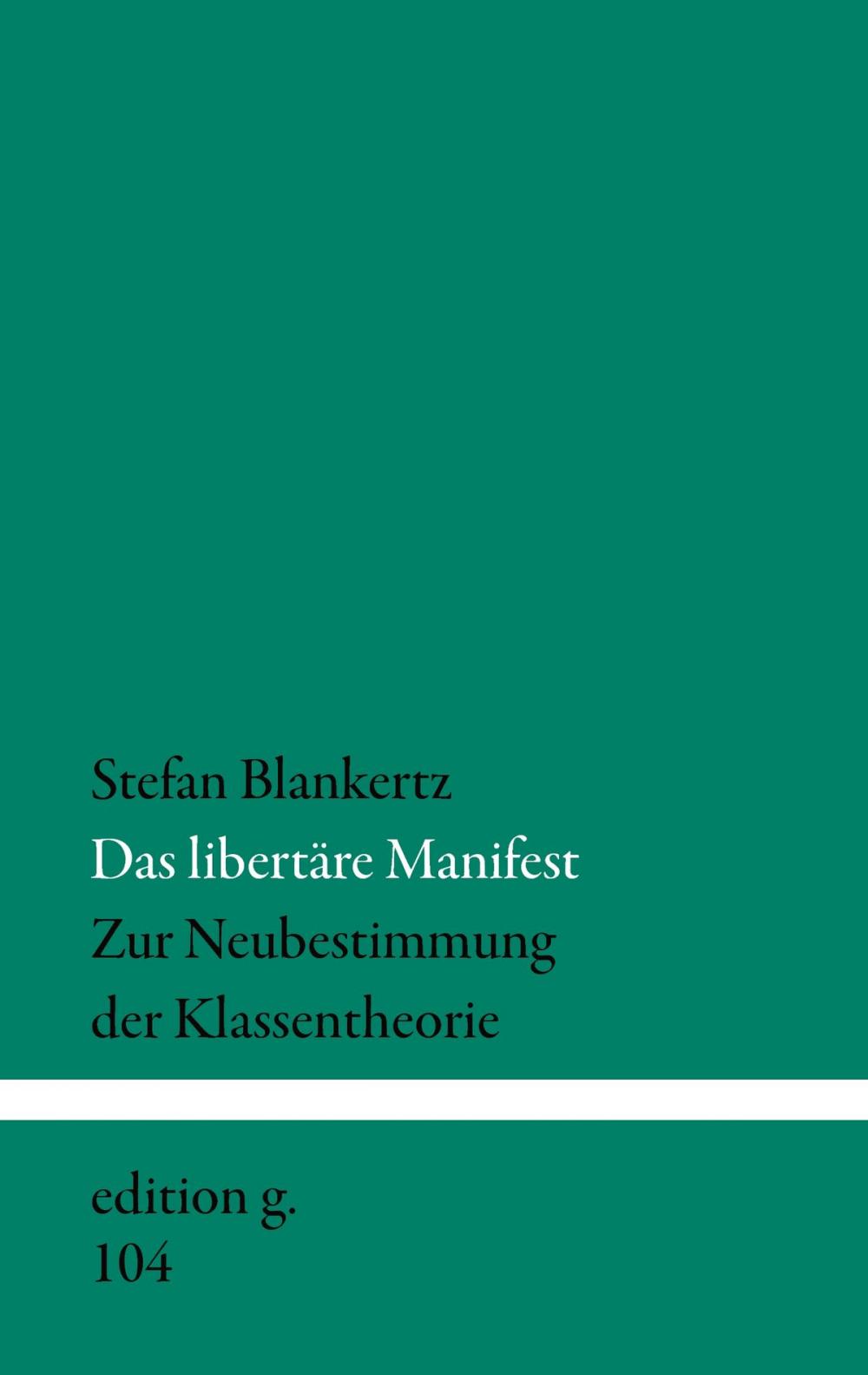 Big bigCover of Das libertäre Manifest