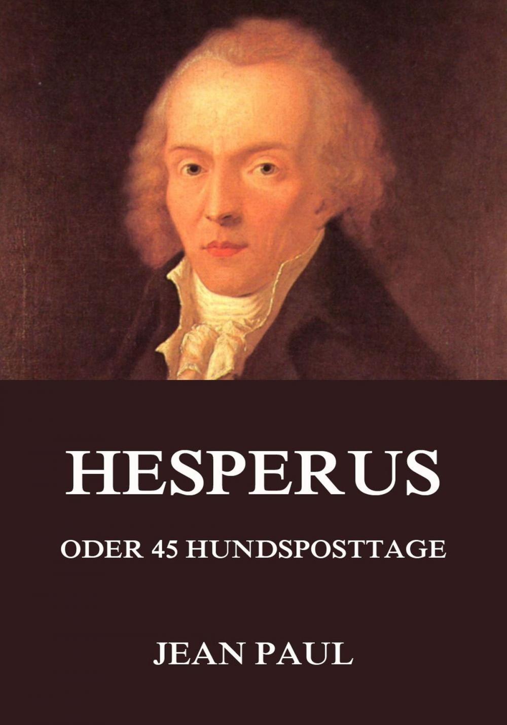 Big bigCover of Hesperus oder 45 Hundsposttage