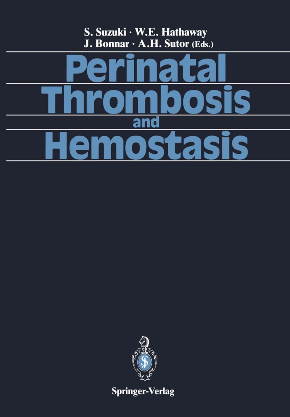 Big bigCover of Perinatal Thrombosis and Hemostasis