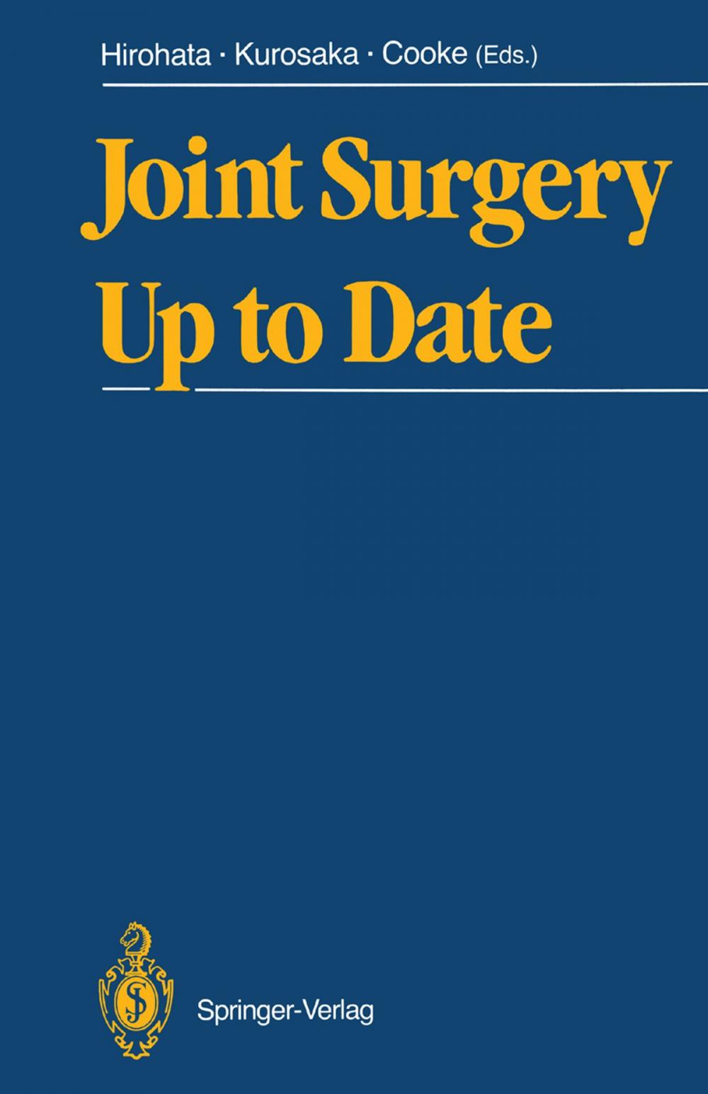 Big bigCover of Joint Surgery Up to Date