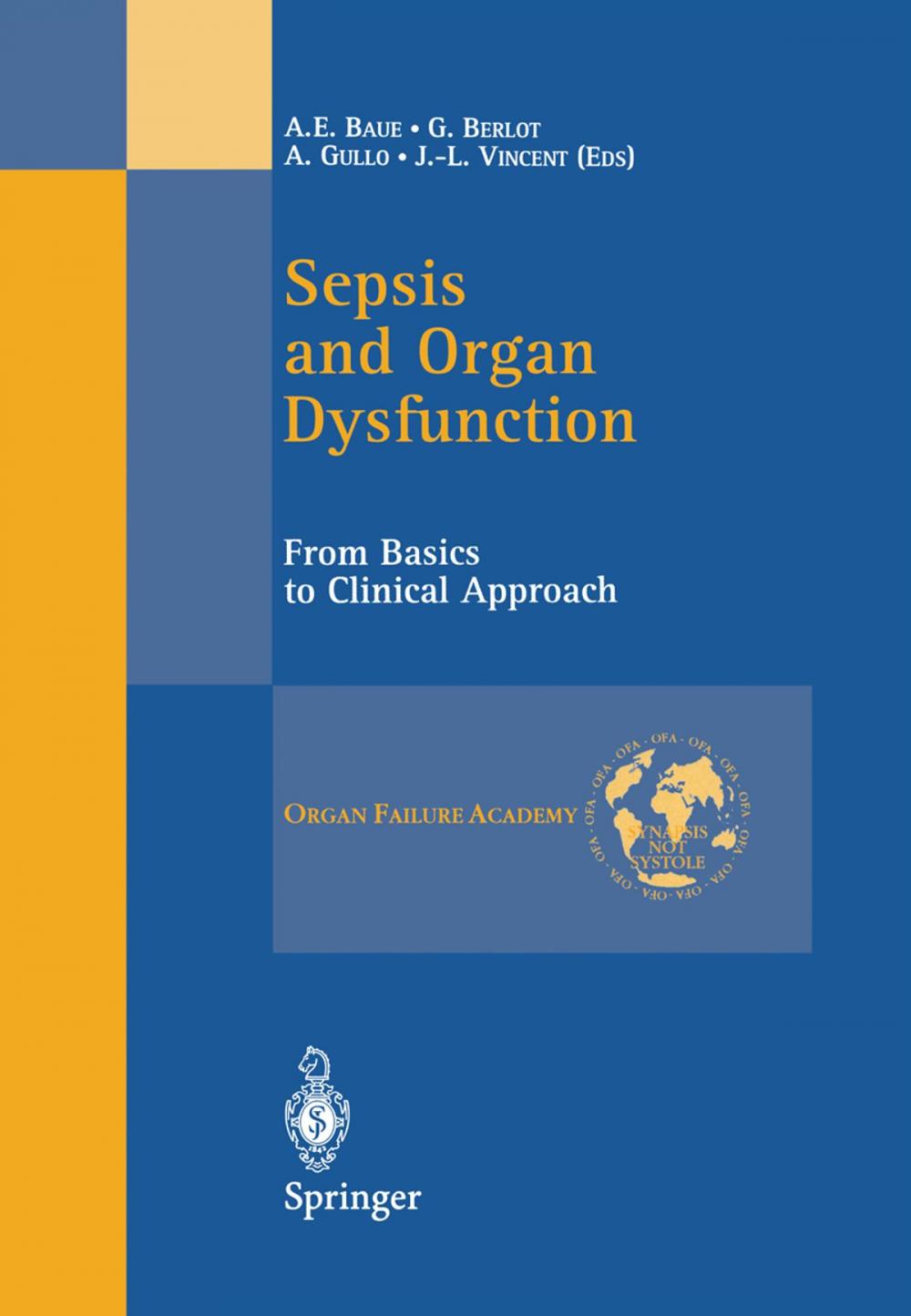 Big bigCover of Sepsis and Organ Dysfunction