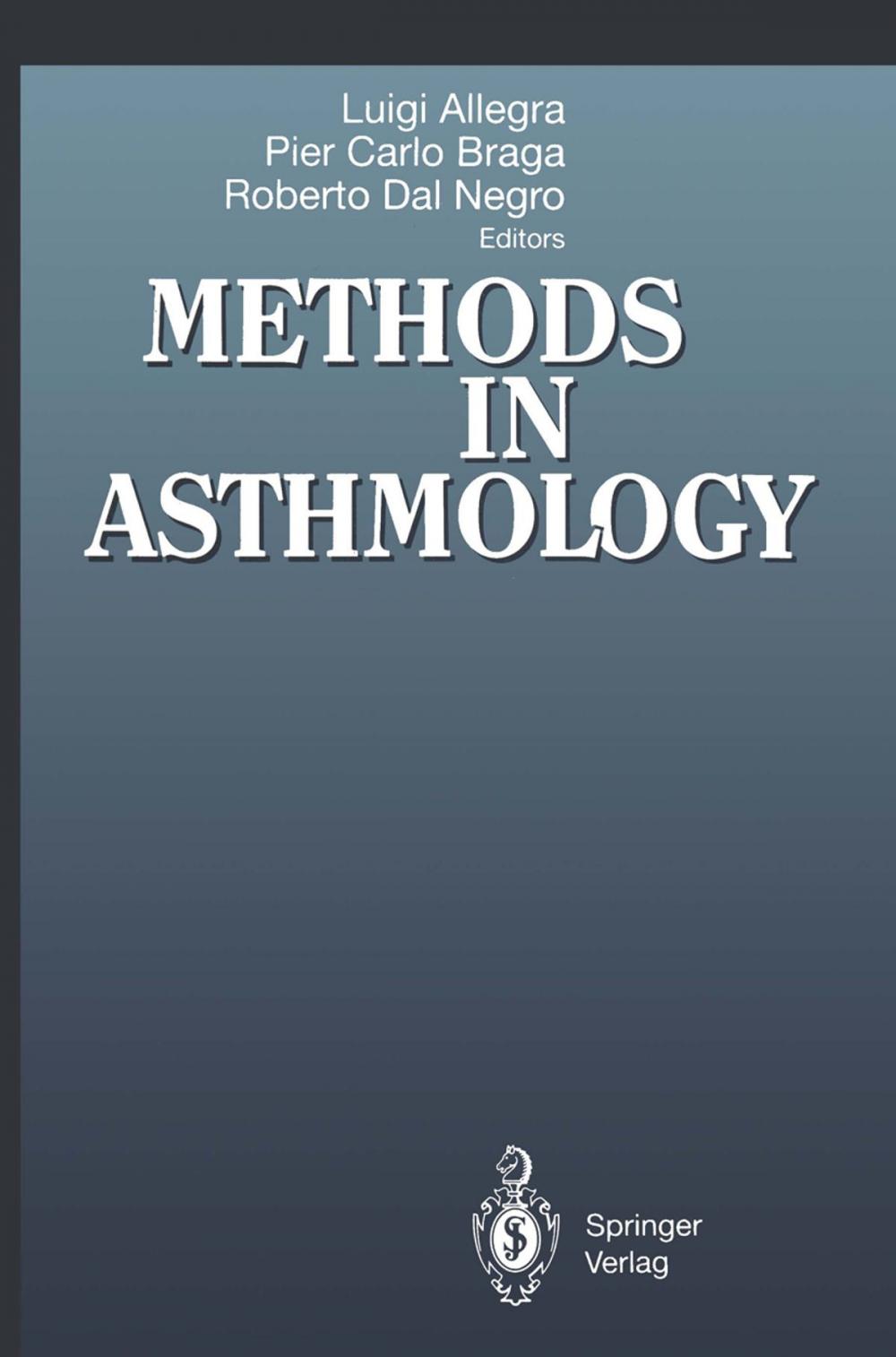 Big bigCover of Methods in Asthmology