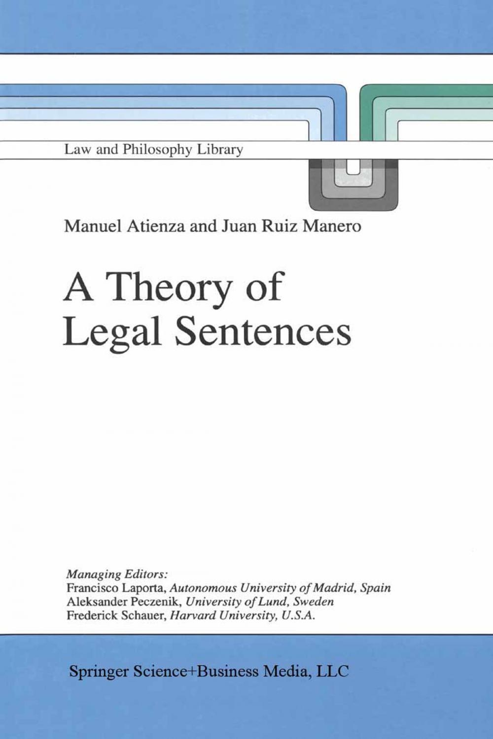 Big bigCover of A Theory of Legal Sentences