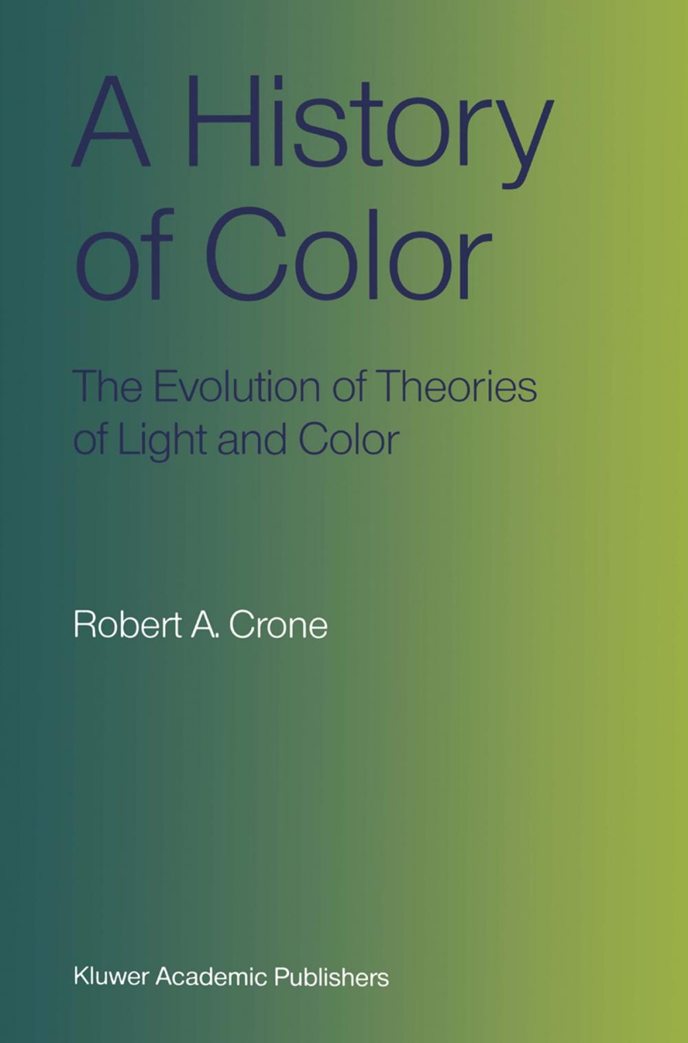 Big bigCover of A History of Color