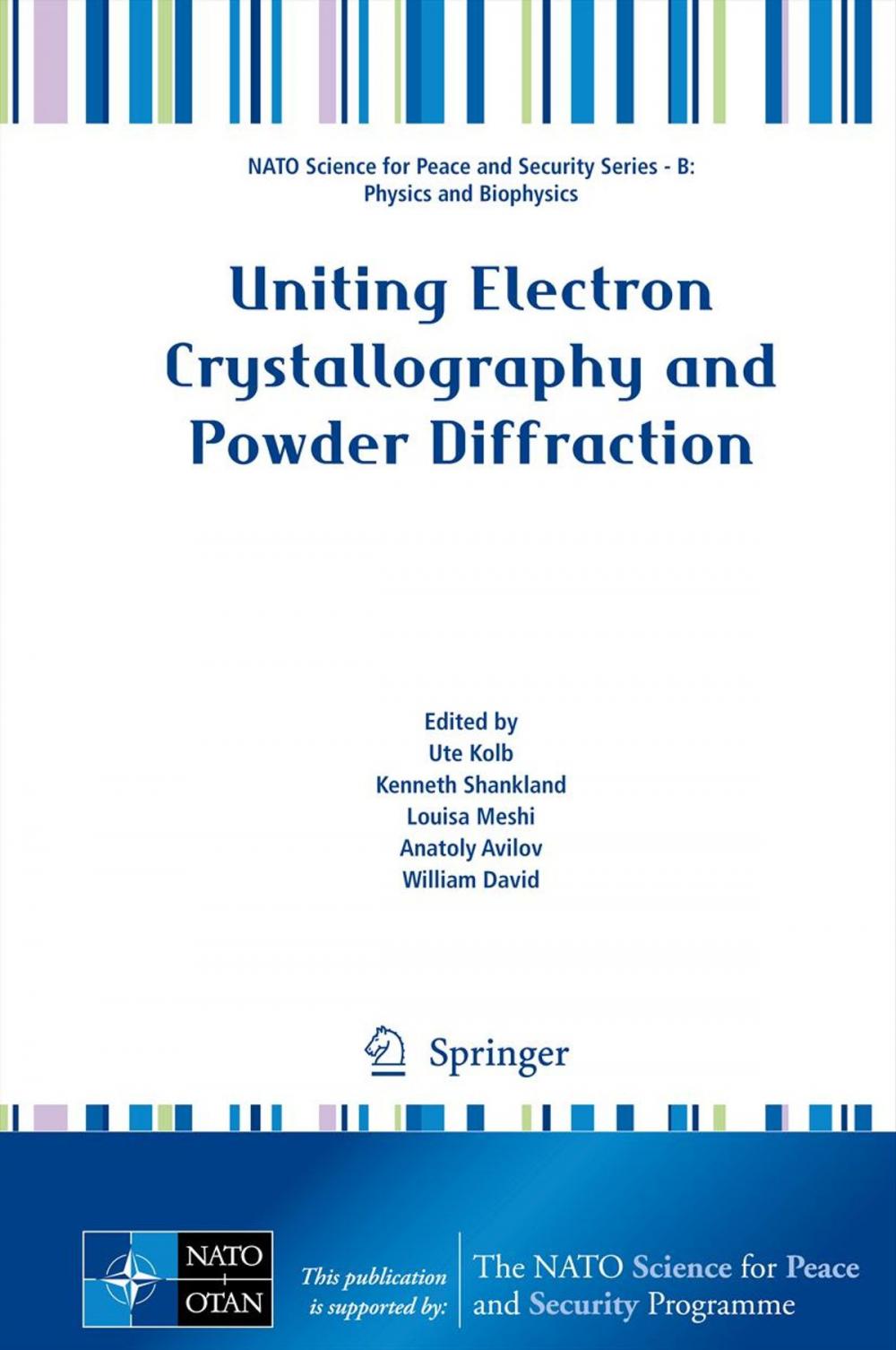 Big bigCover of Uniting Electron Crystallography and Powder Diffraction