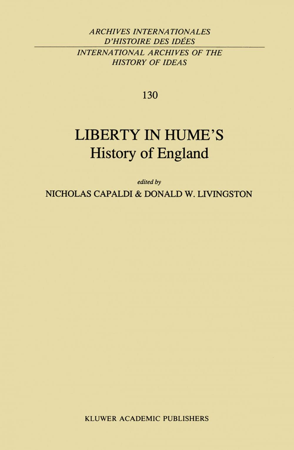 Big bigCover of Liberty in Hume’s History of England