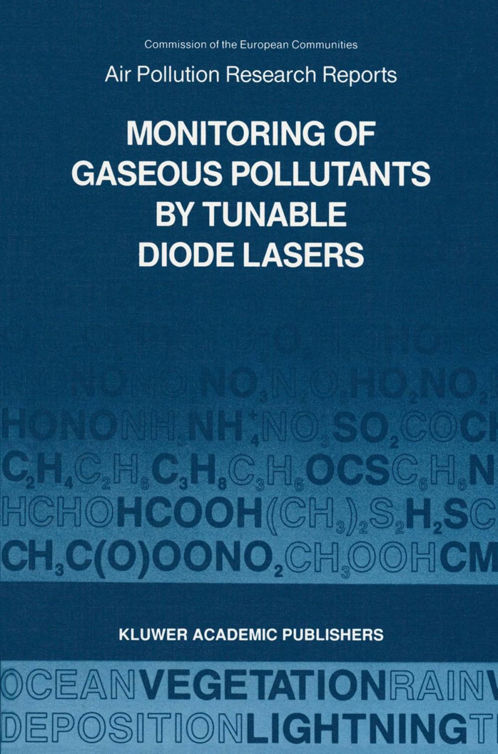 Big bigCover of Monitoring of Gaseous Pollutants by Tunable Diode Lasers