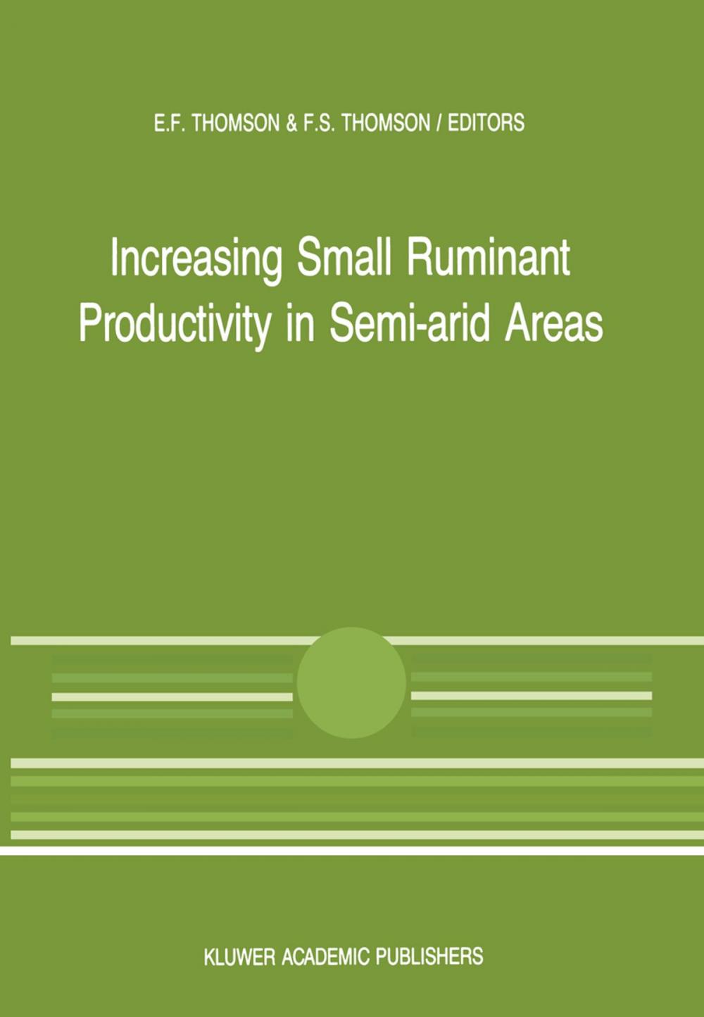 Big bigCover of Increasing Small Ruminant Productivity in Semi-arid Areas