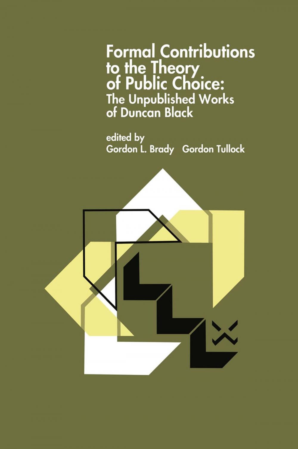 Big bigCover of Formal Contributions to the Theory of Public Choice