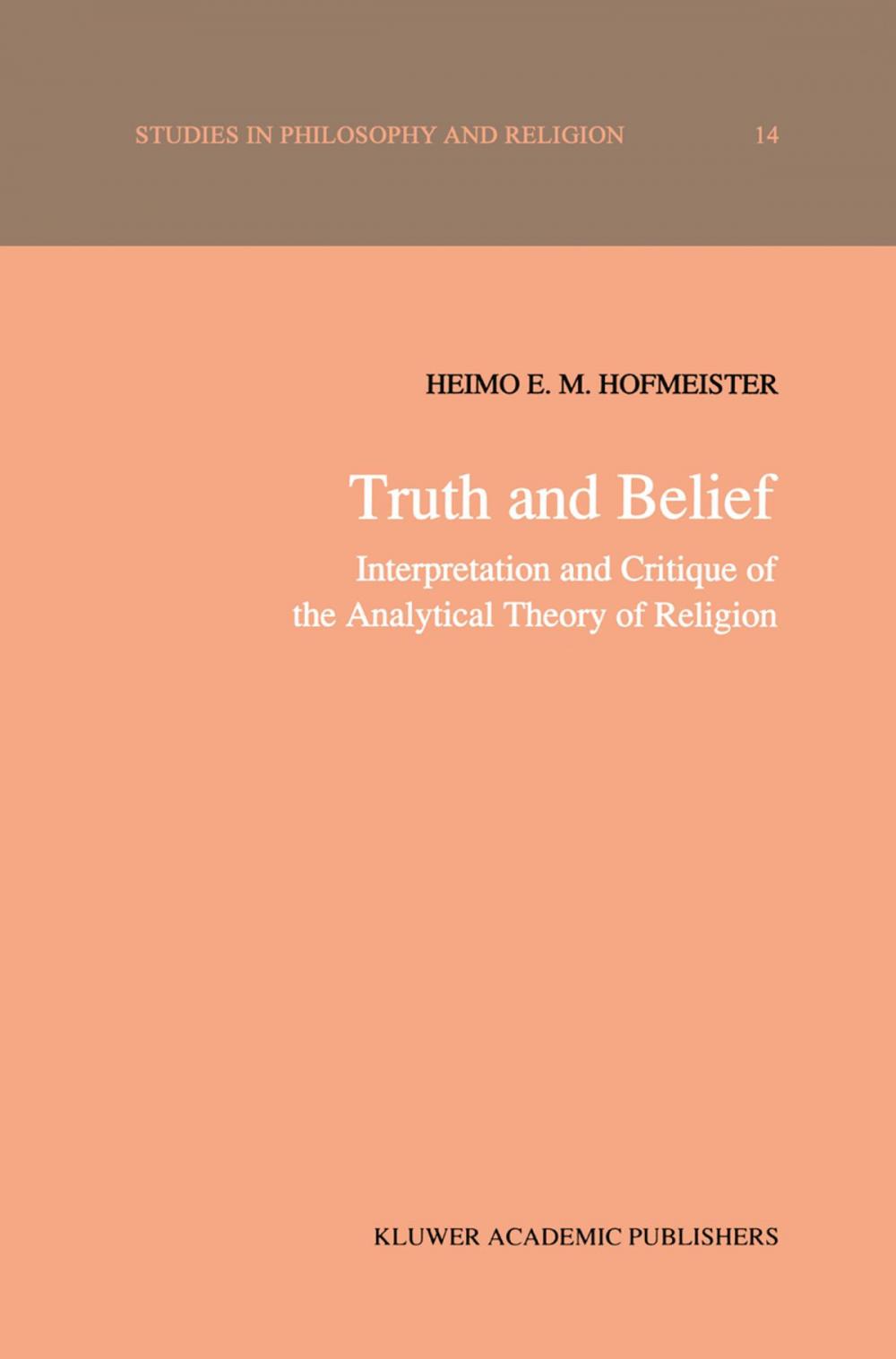 Big bigCover of Truth and Belief