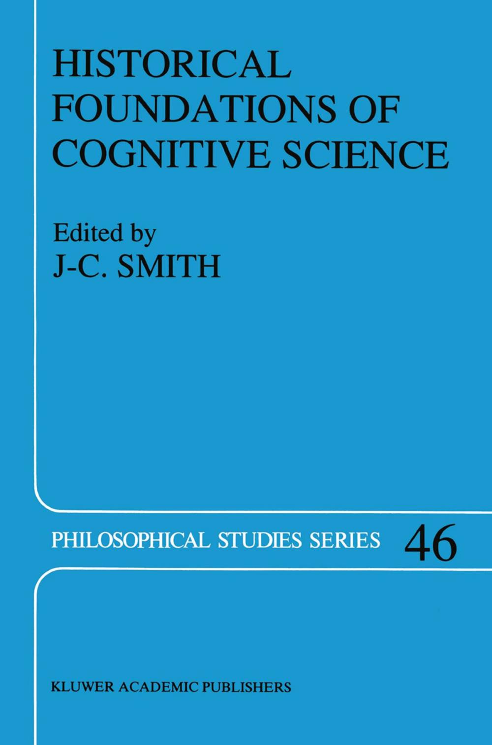 Big bigCover of Historical Foundations of Cognitive Science