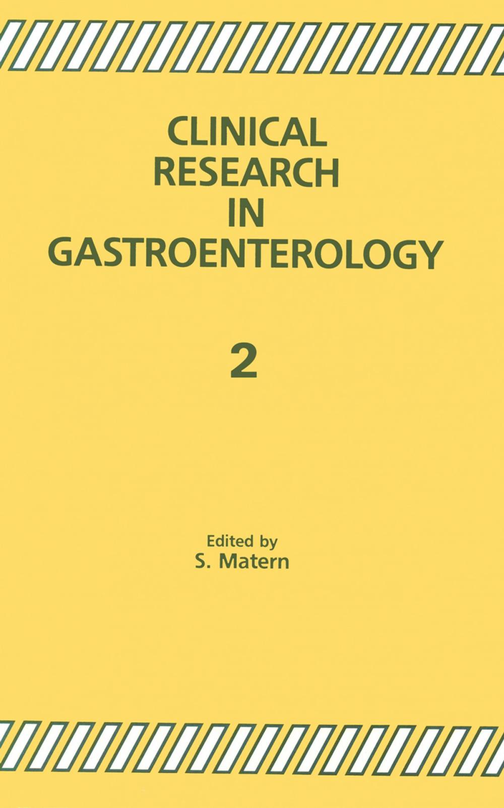 Big bigCover of Clinical Research in Gastroenterology 2